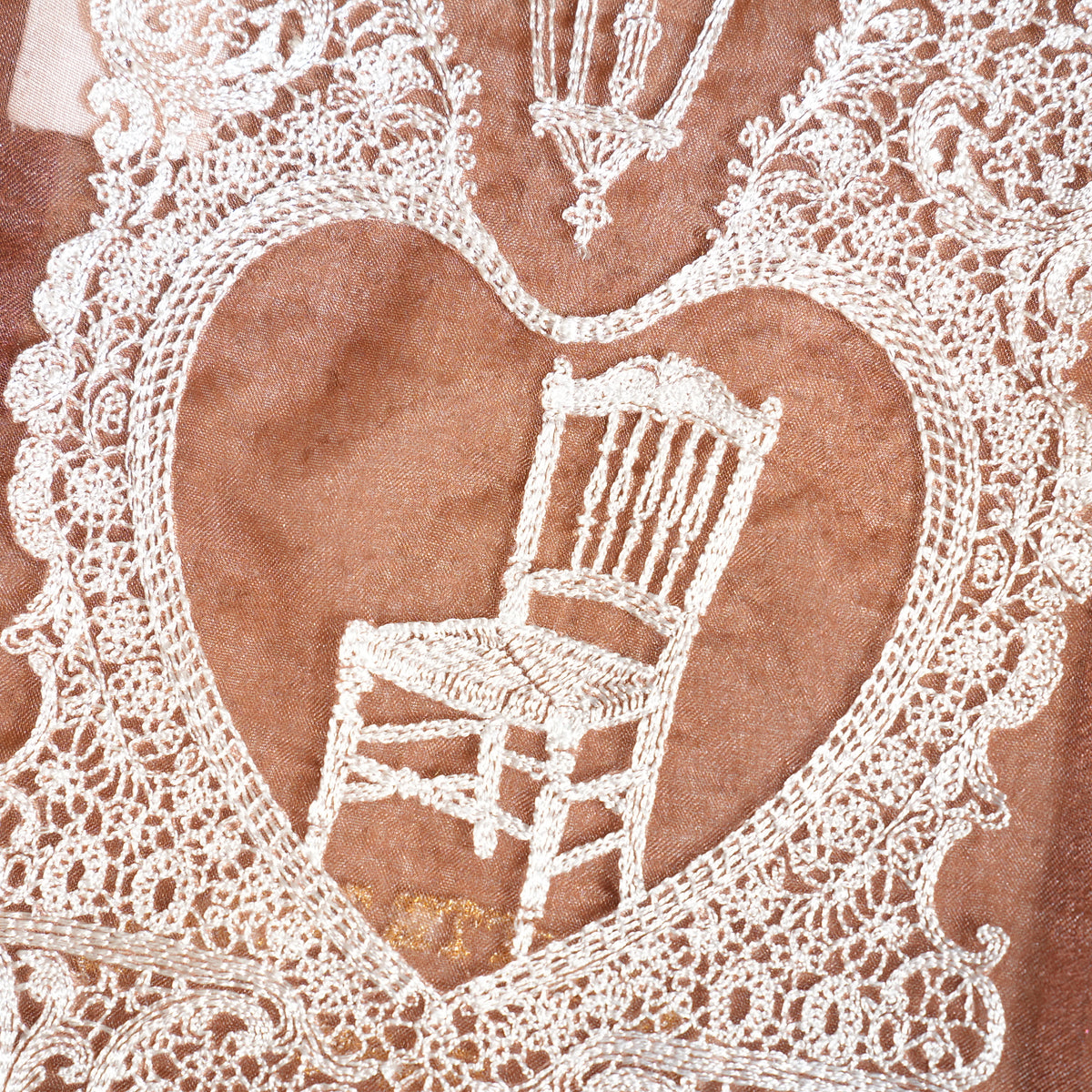 Lace Pouch Chair and Lantern