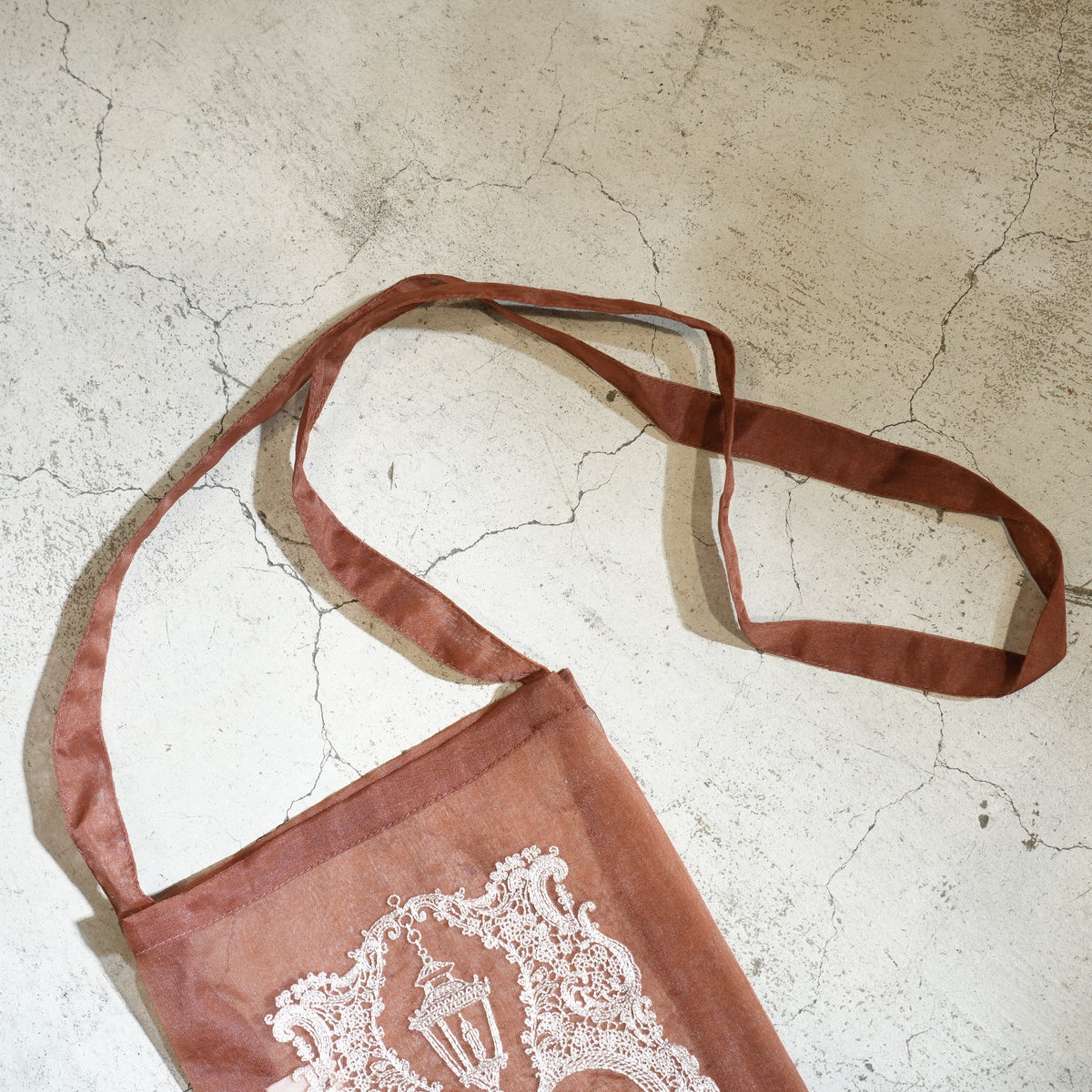 Lace Pouch Chair and Lantern
