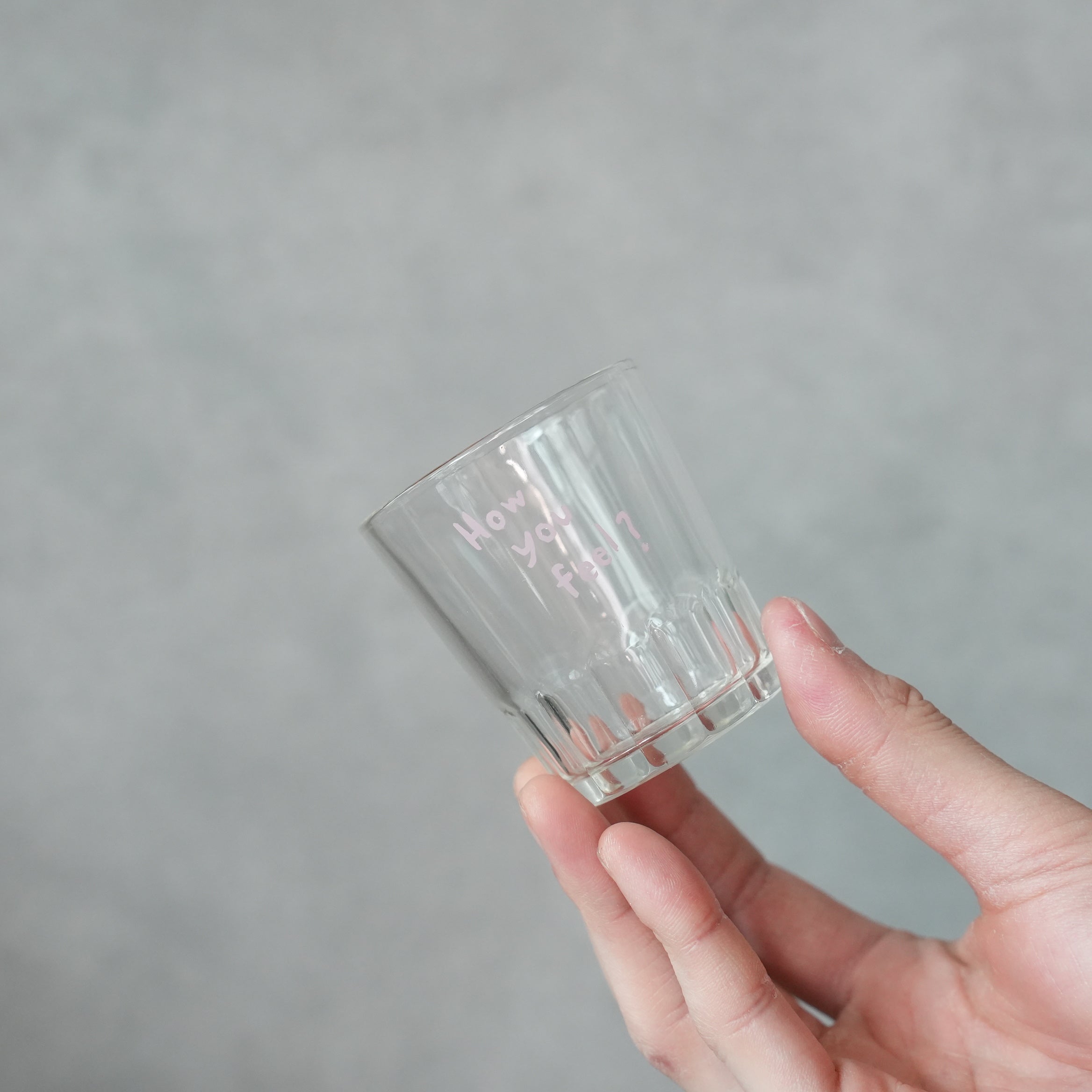 うそみたいなコップ　恋するミニグラス　How you feel?