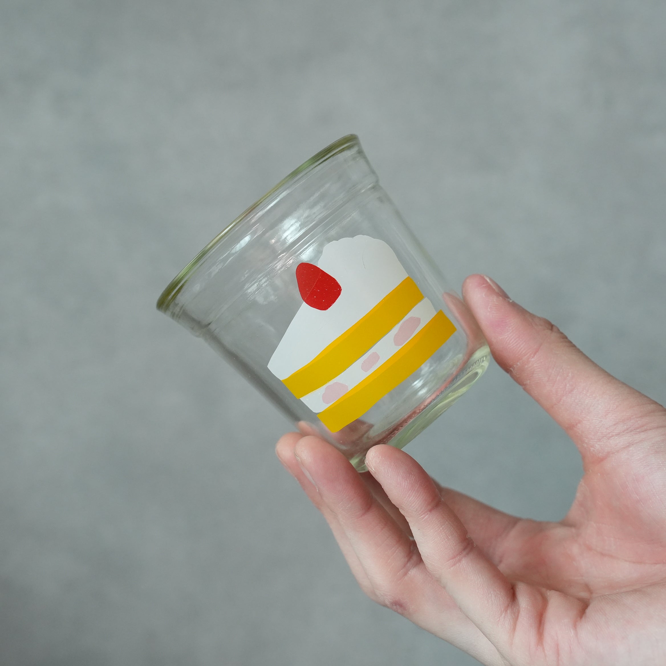 うそみたいなコップ　ショートケーキBINKOP