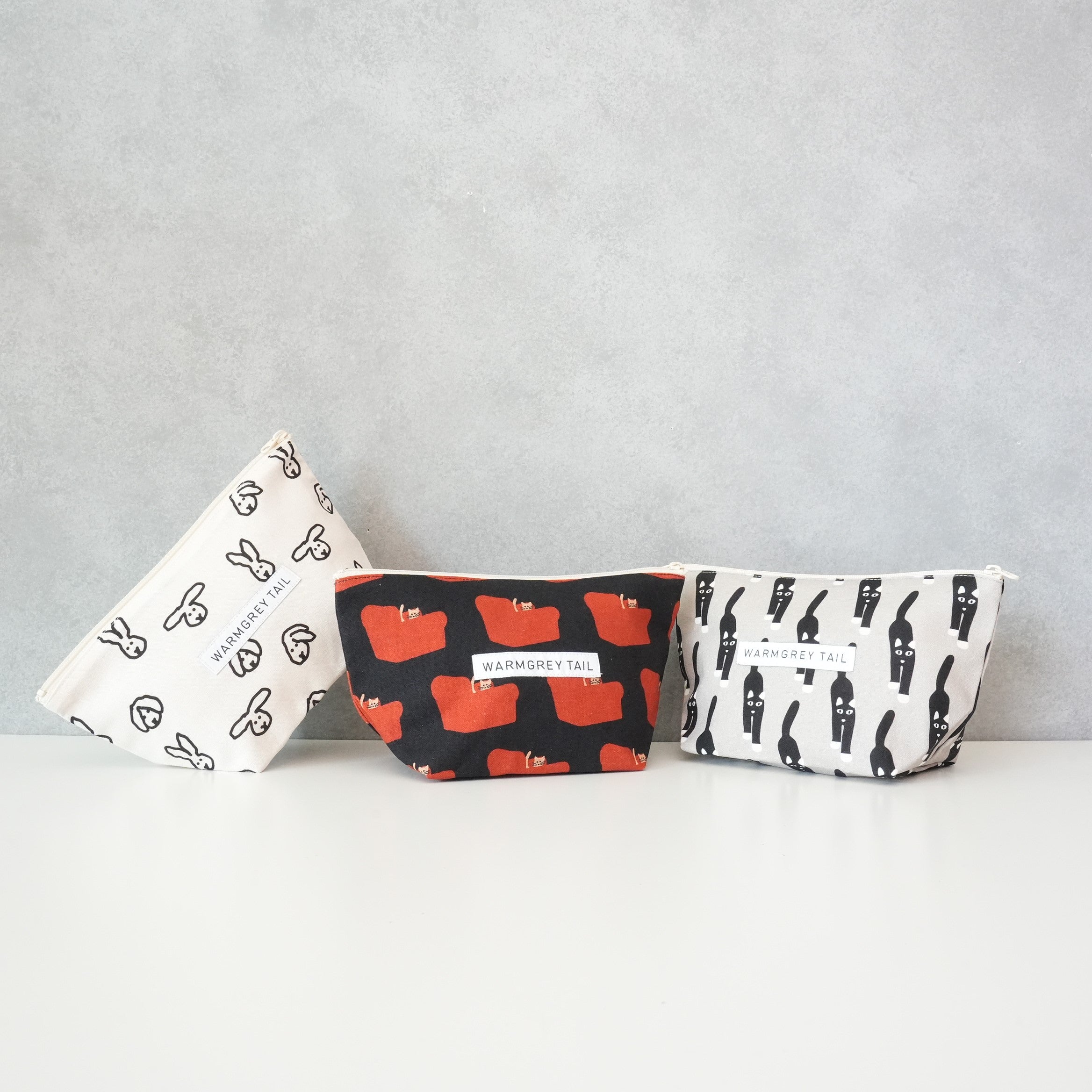 Warmgrey Tail STANDING POUCH