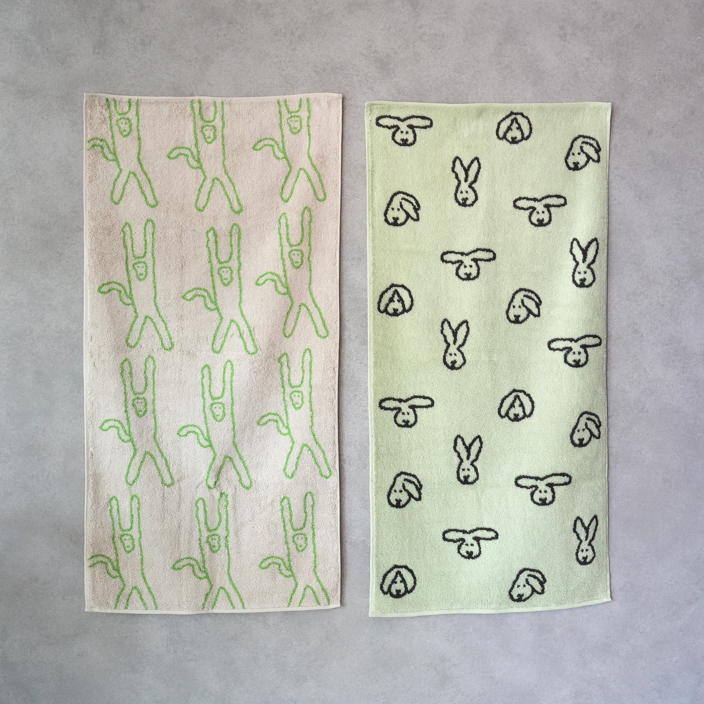 Warmgrey Tail FACE TOWEL