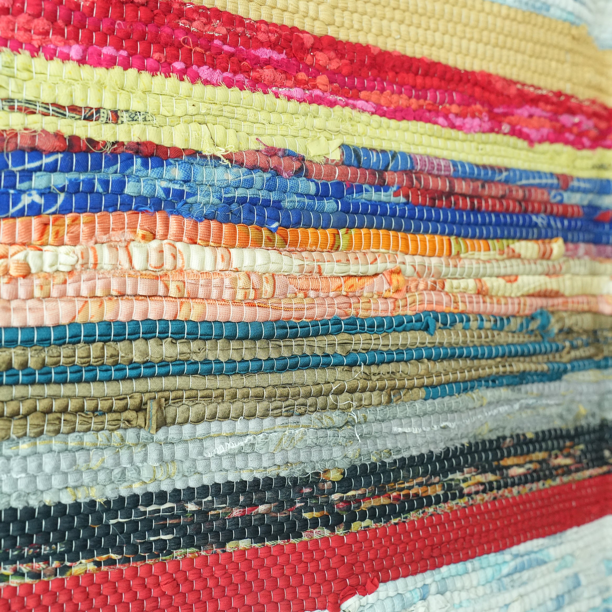 SCRAP FABRIC RUG D