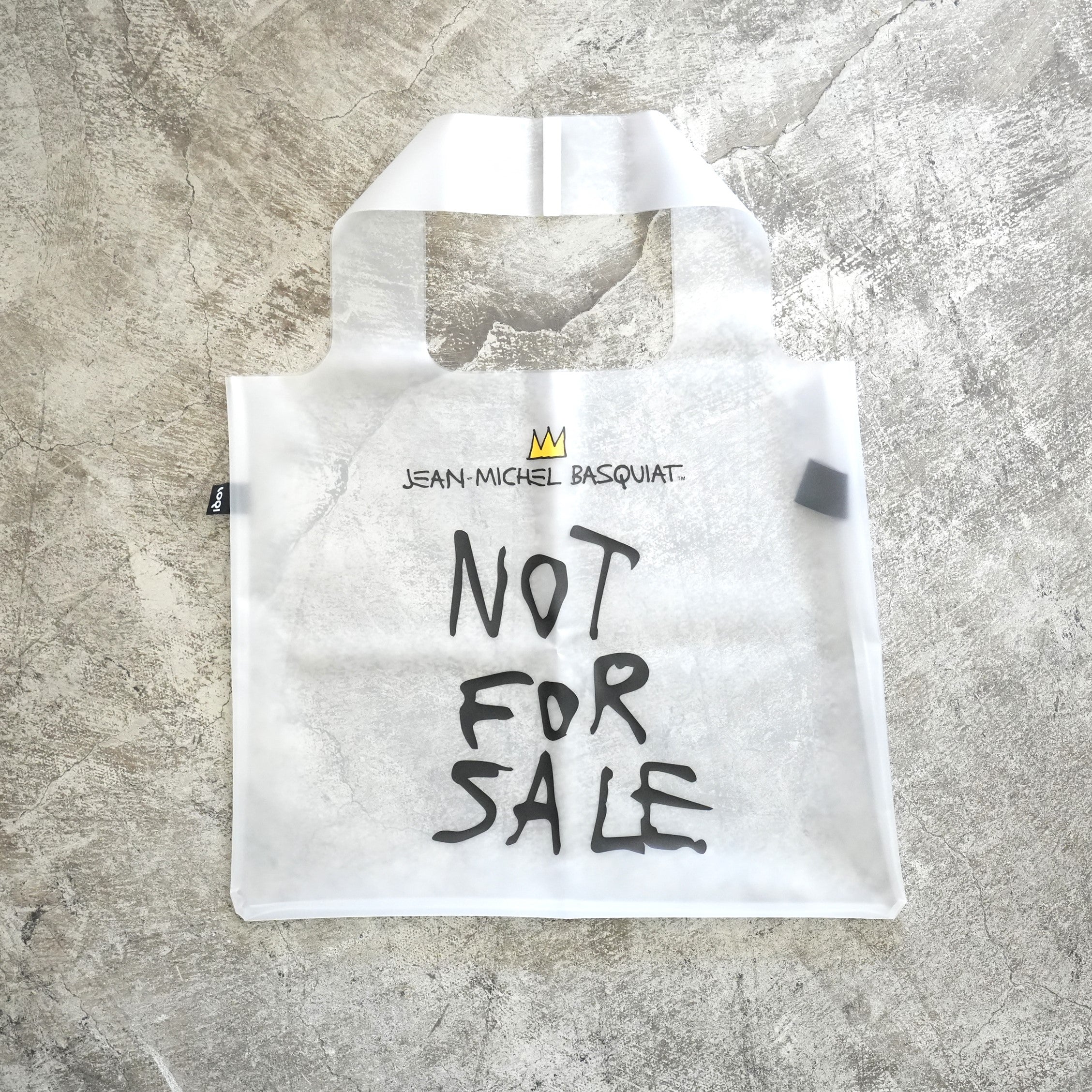 Transparent Milky Bag BASQUIAT
