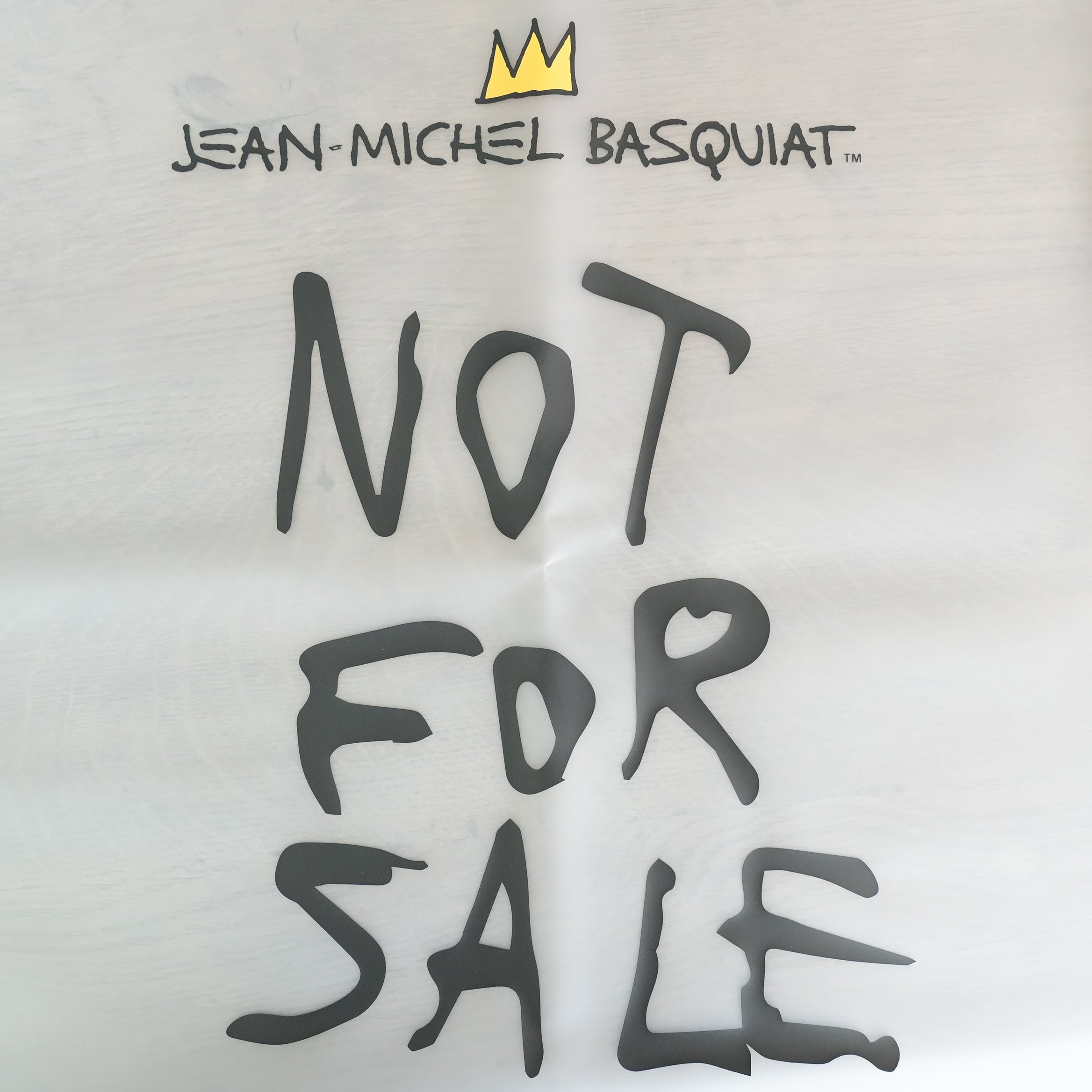 Transparent Milky Bag BASQUIAT