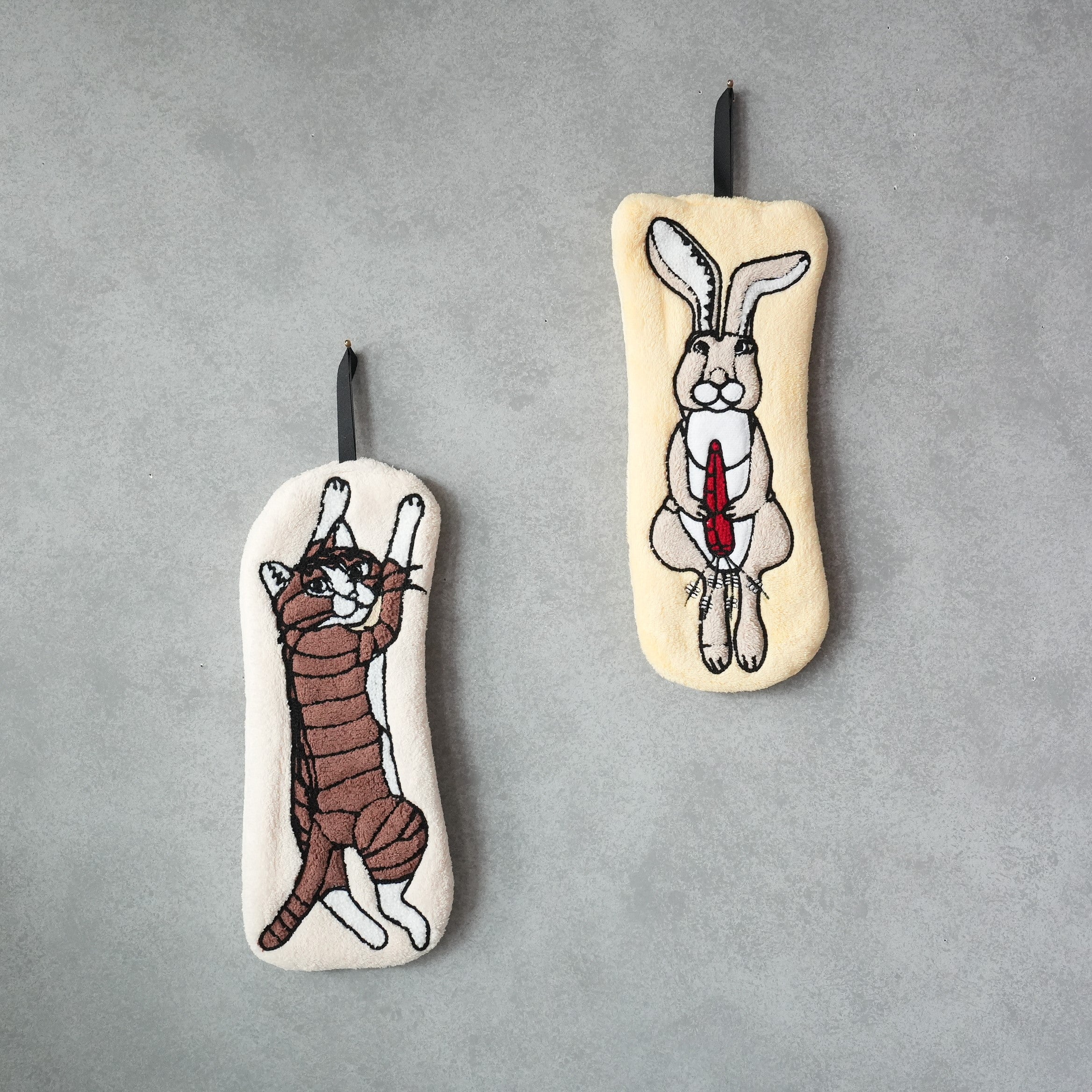 HAyU 刺繍キッチンタオル