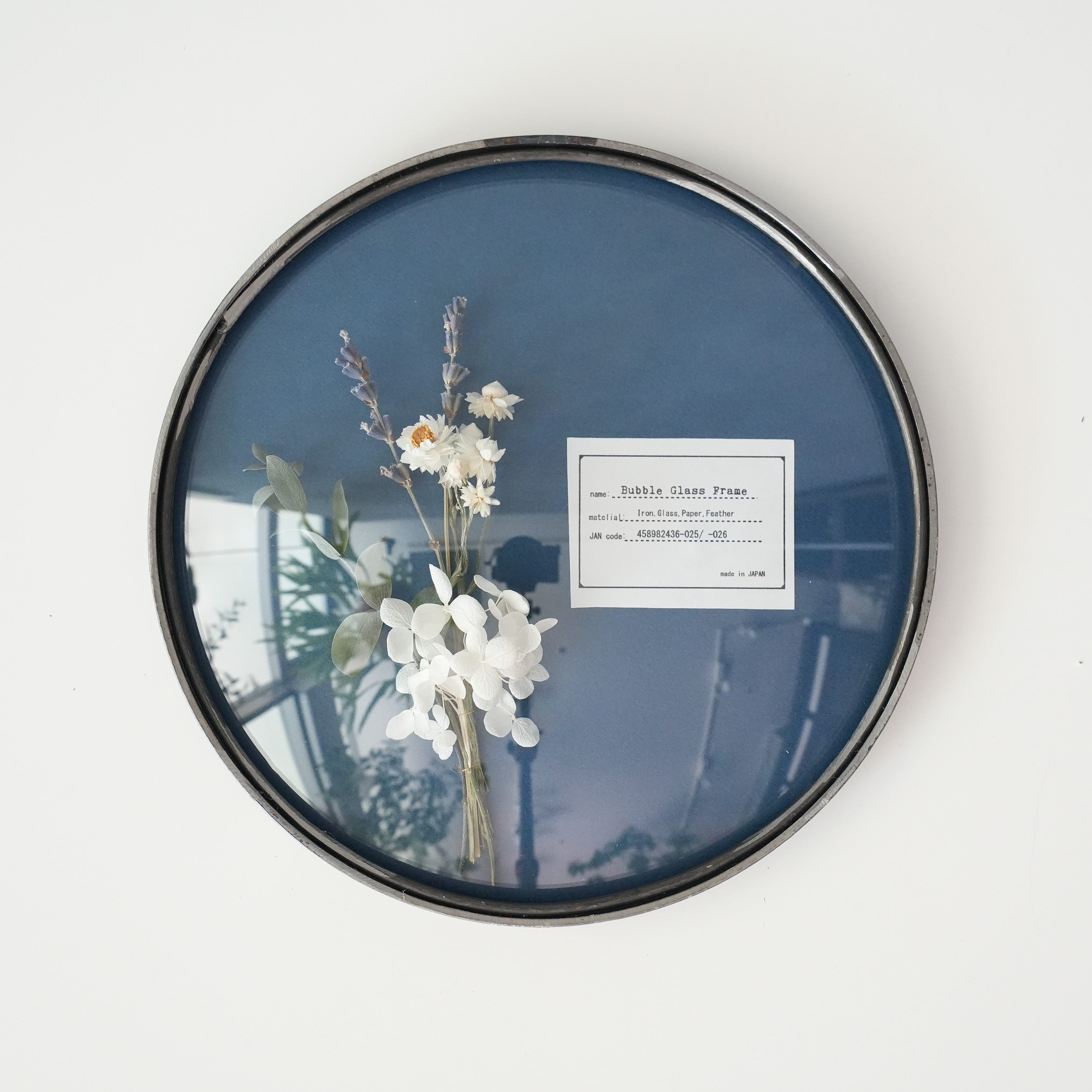 Bubble Glass Frame L White