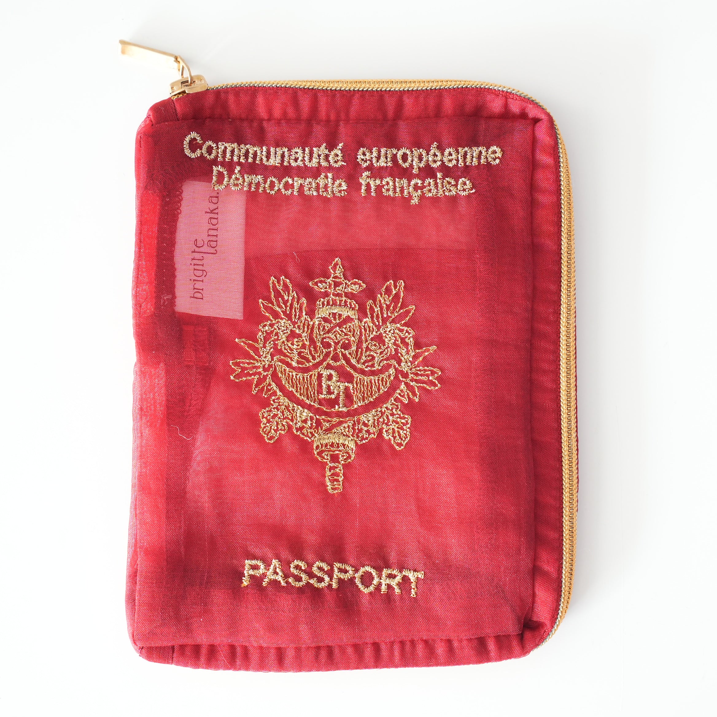 French Passport Pouch