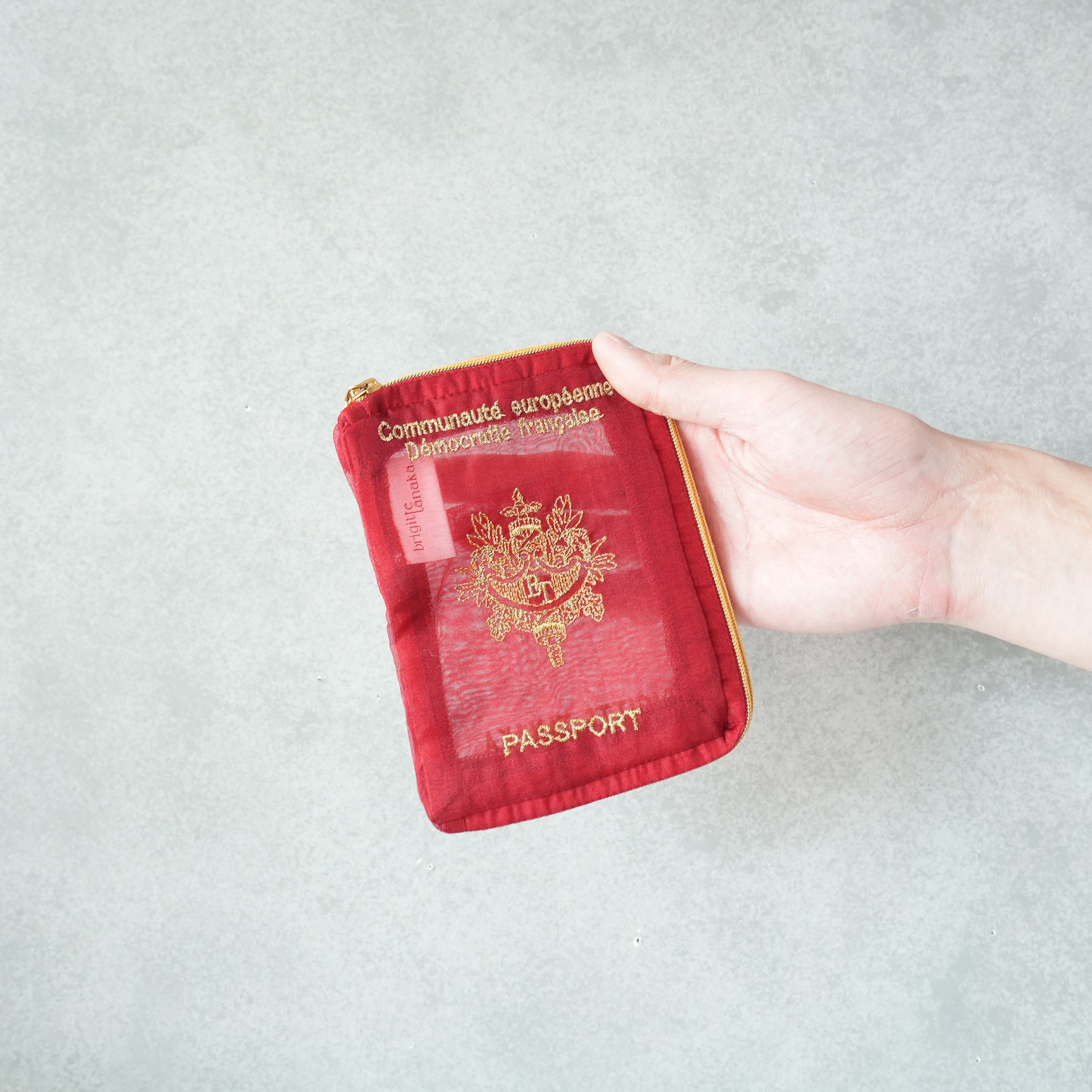French Passport Pouch