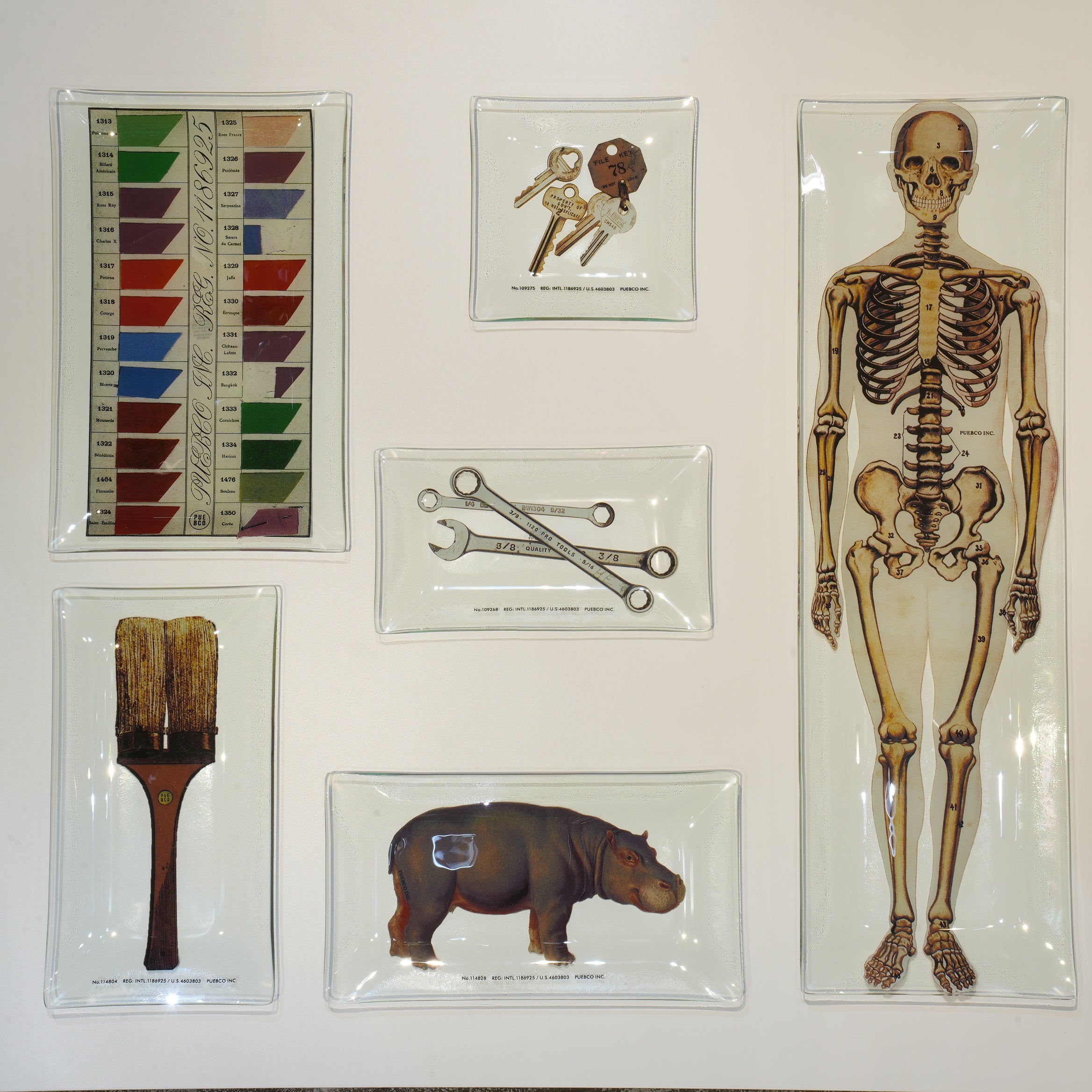 PRINTED GLASS TRAY