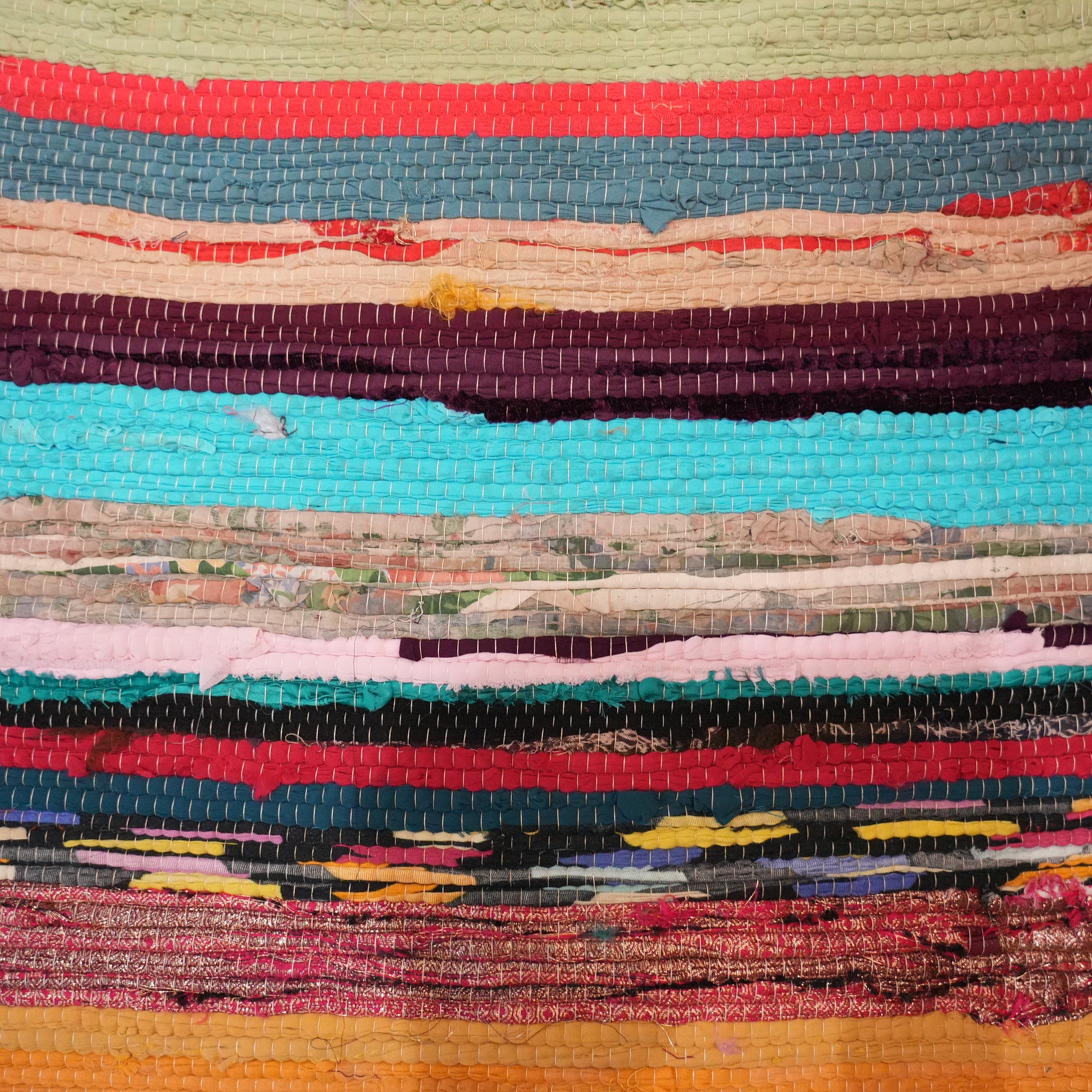 SCRAP FABRIC RUG E