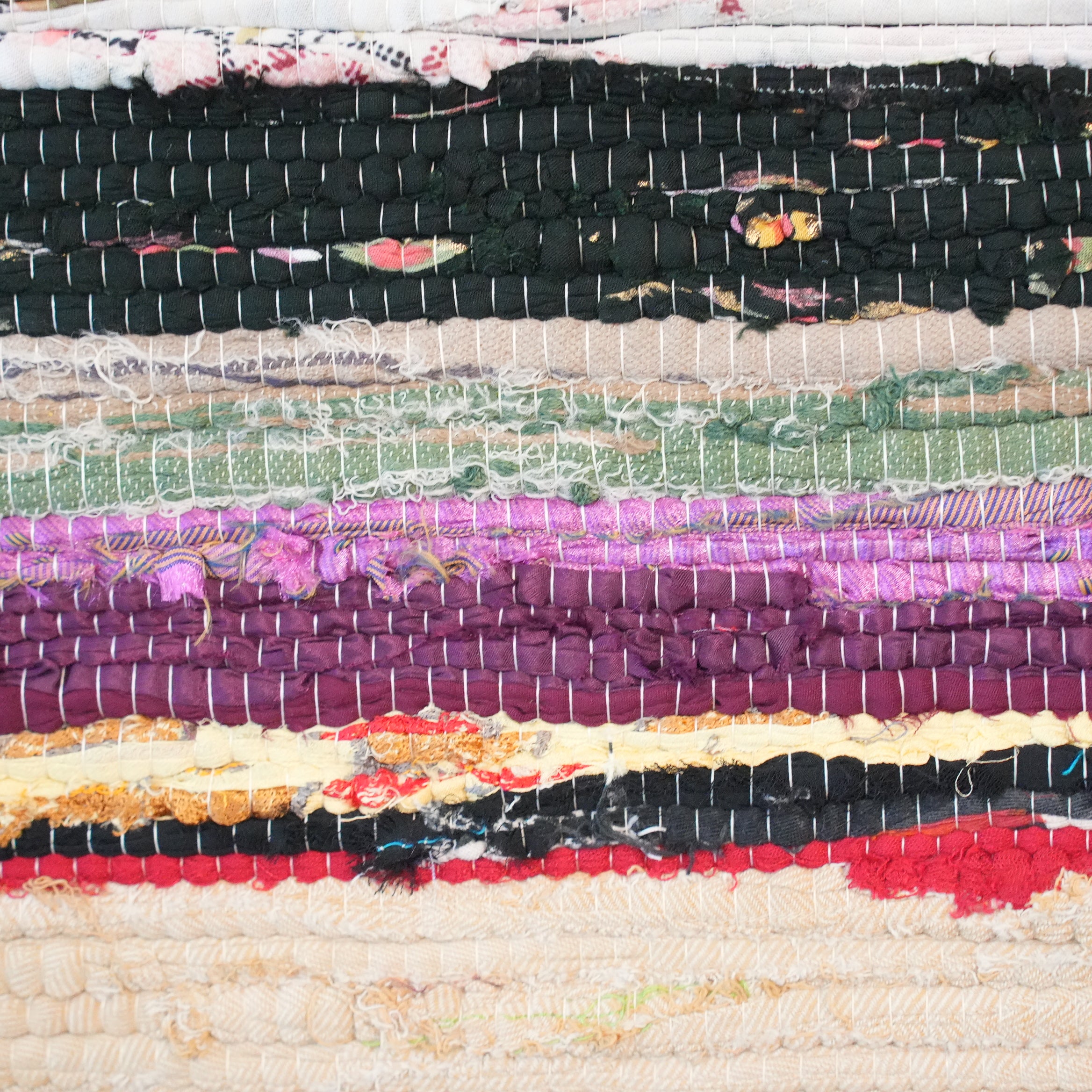 SCRAP FABRIC RUG E