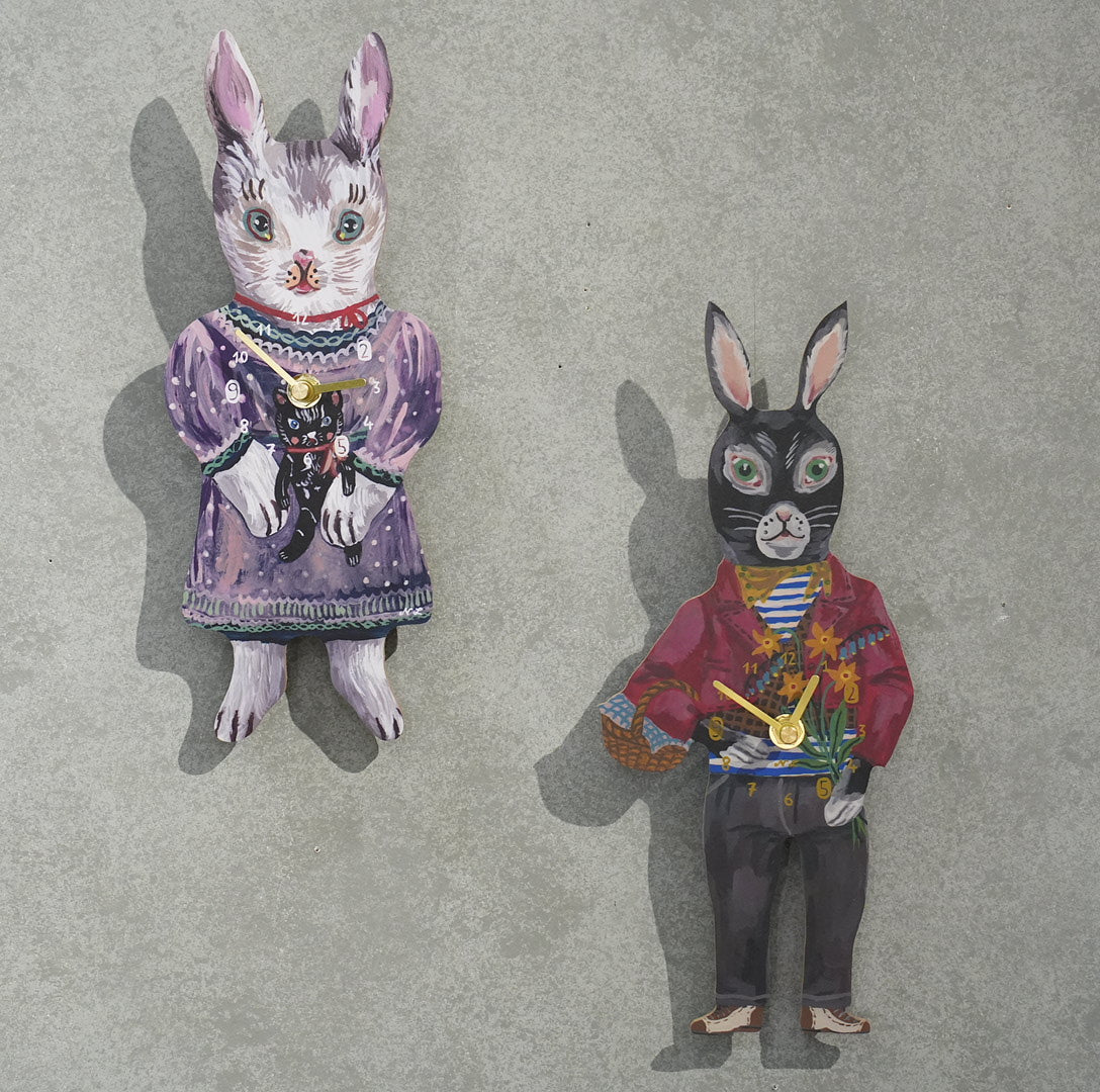 Nathalie lete Diecut clock BLANCHE