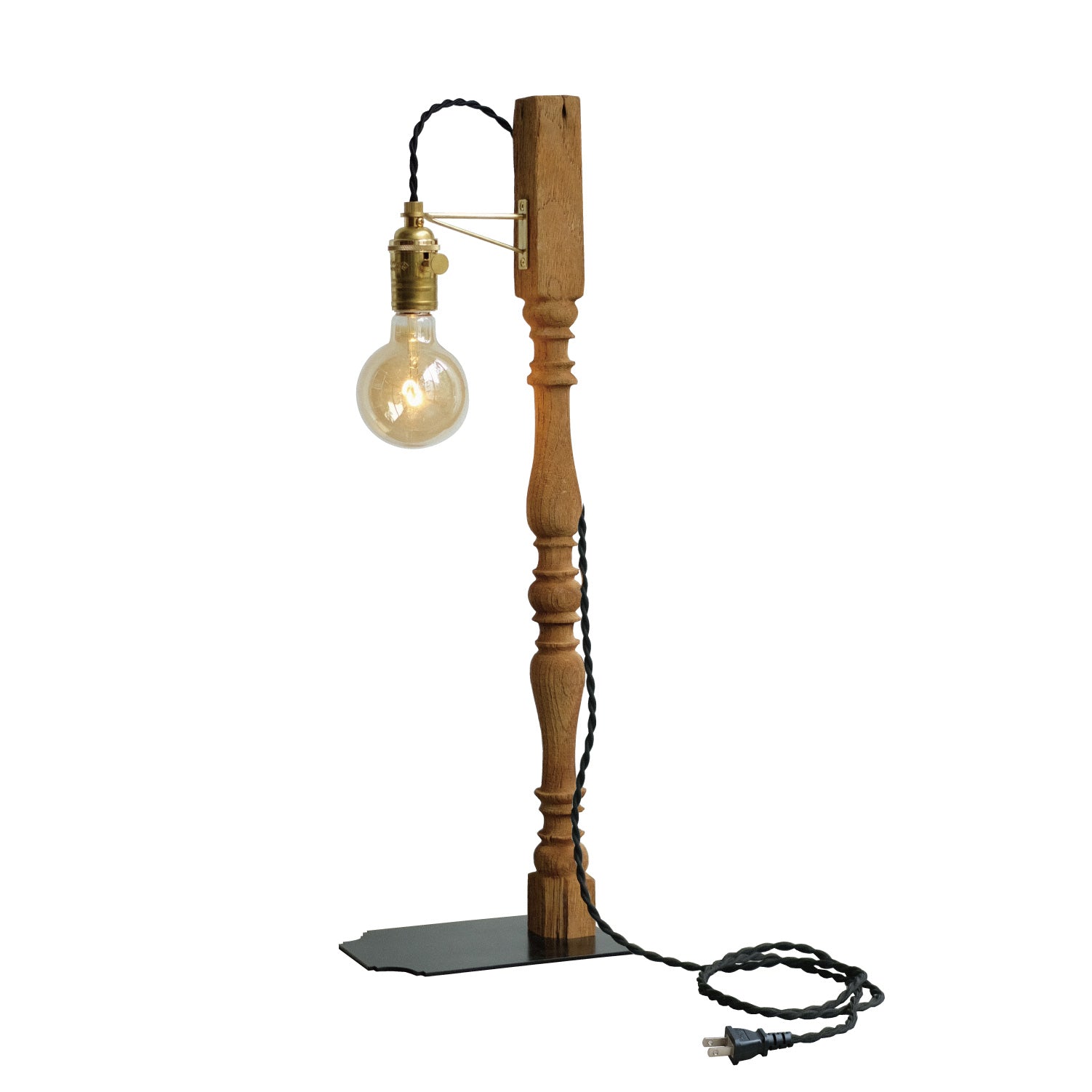 VONA wooden spindle TABLE LAMP