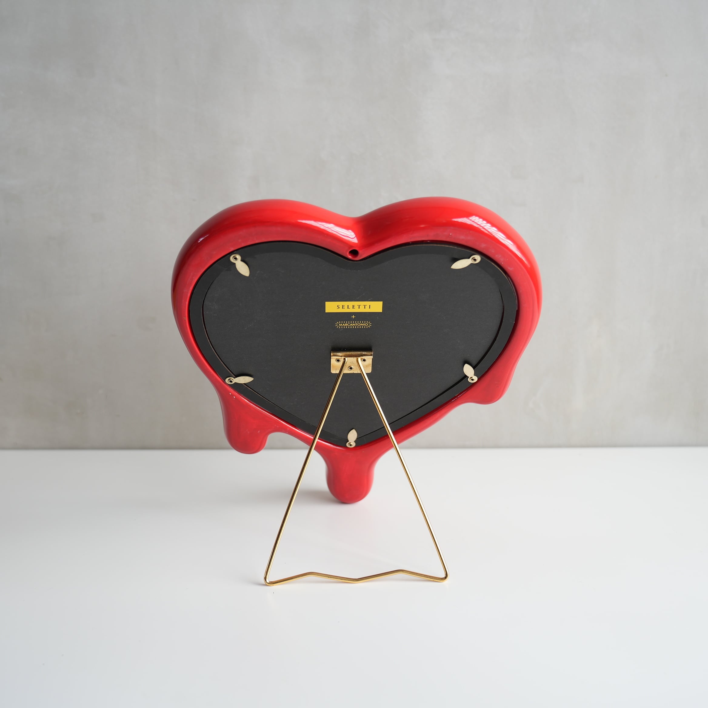 Melted Heart Red　Mirror and Photo Frame