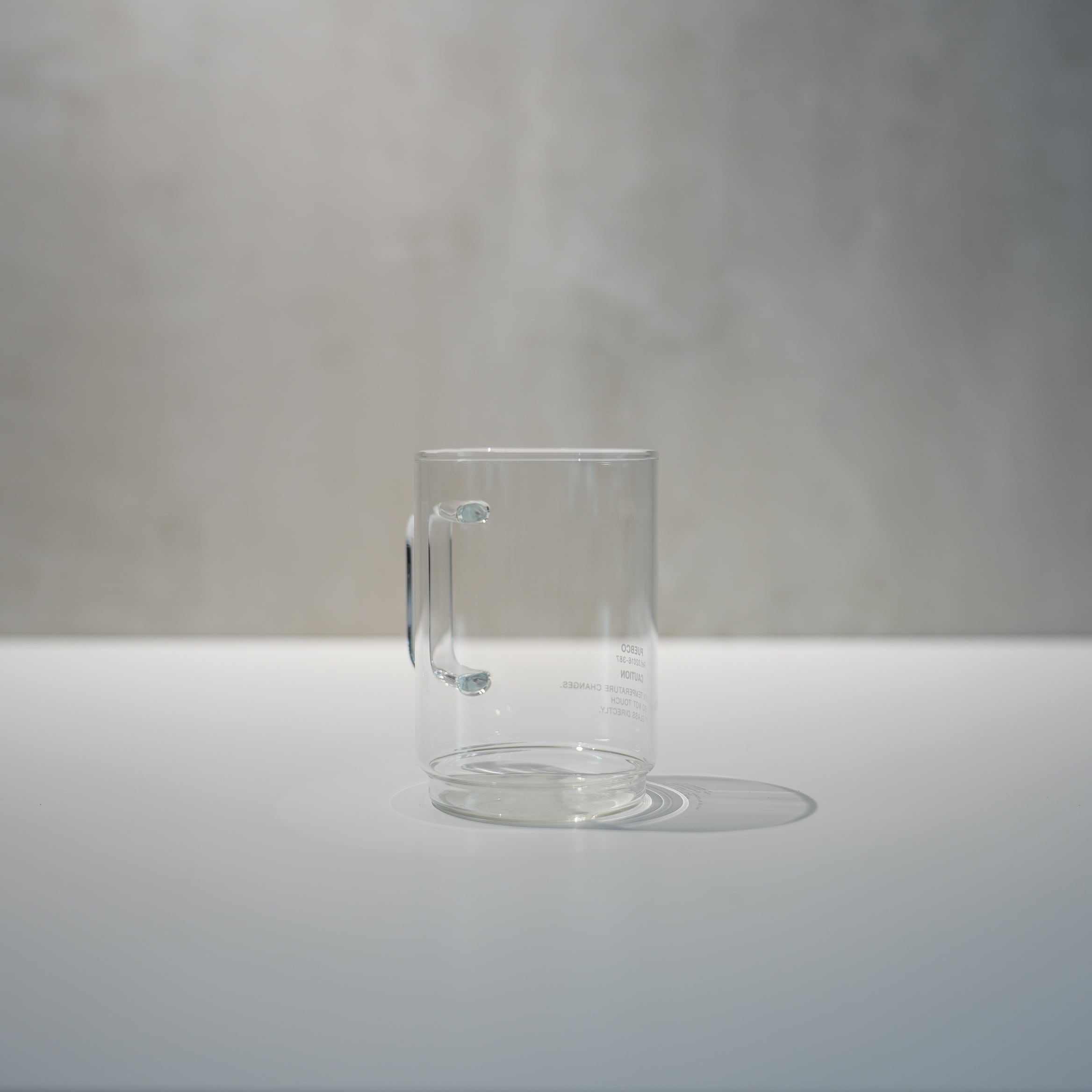 BOROSILICATE GLASS MUG / Shallow Stacking