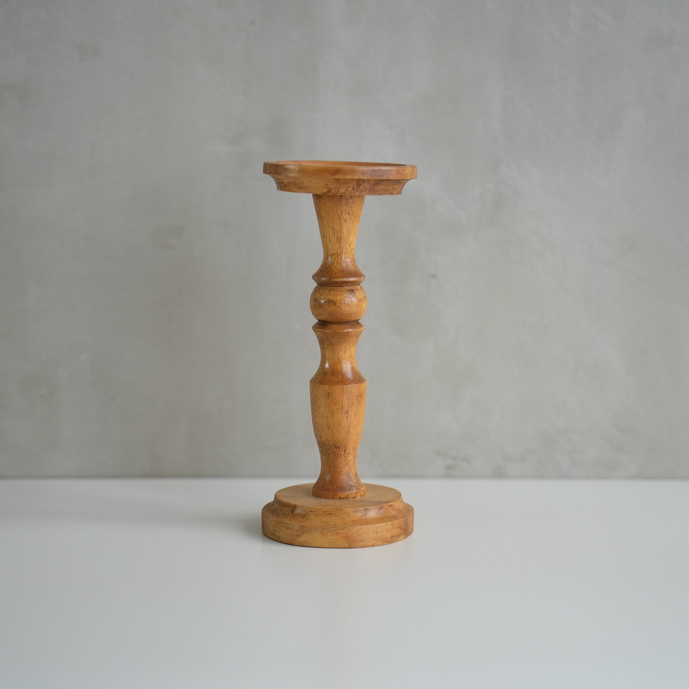 PINE CANDLE STAND L