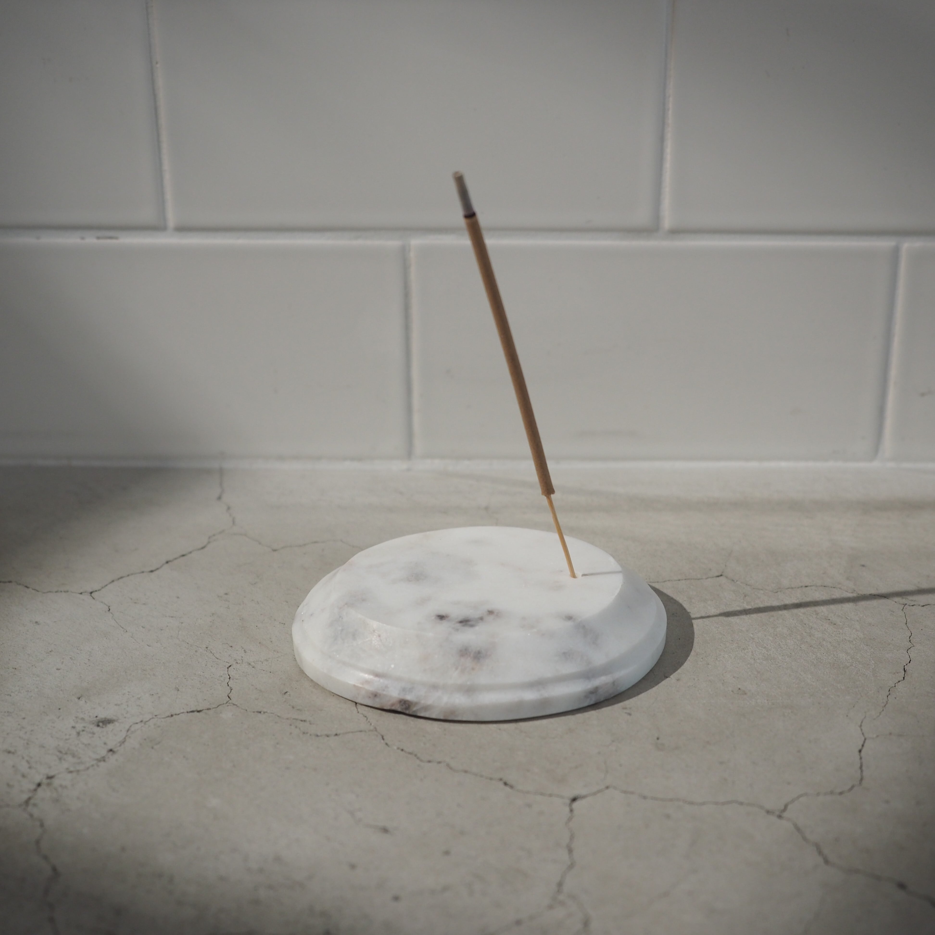 MARBLE INCENSE HOLDER OVAL