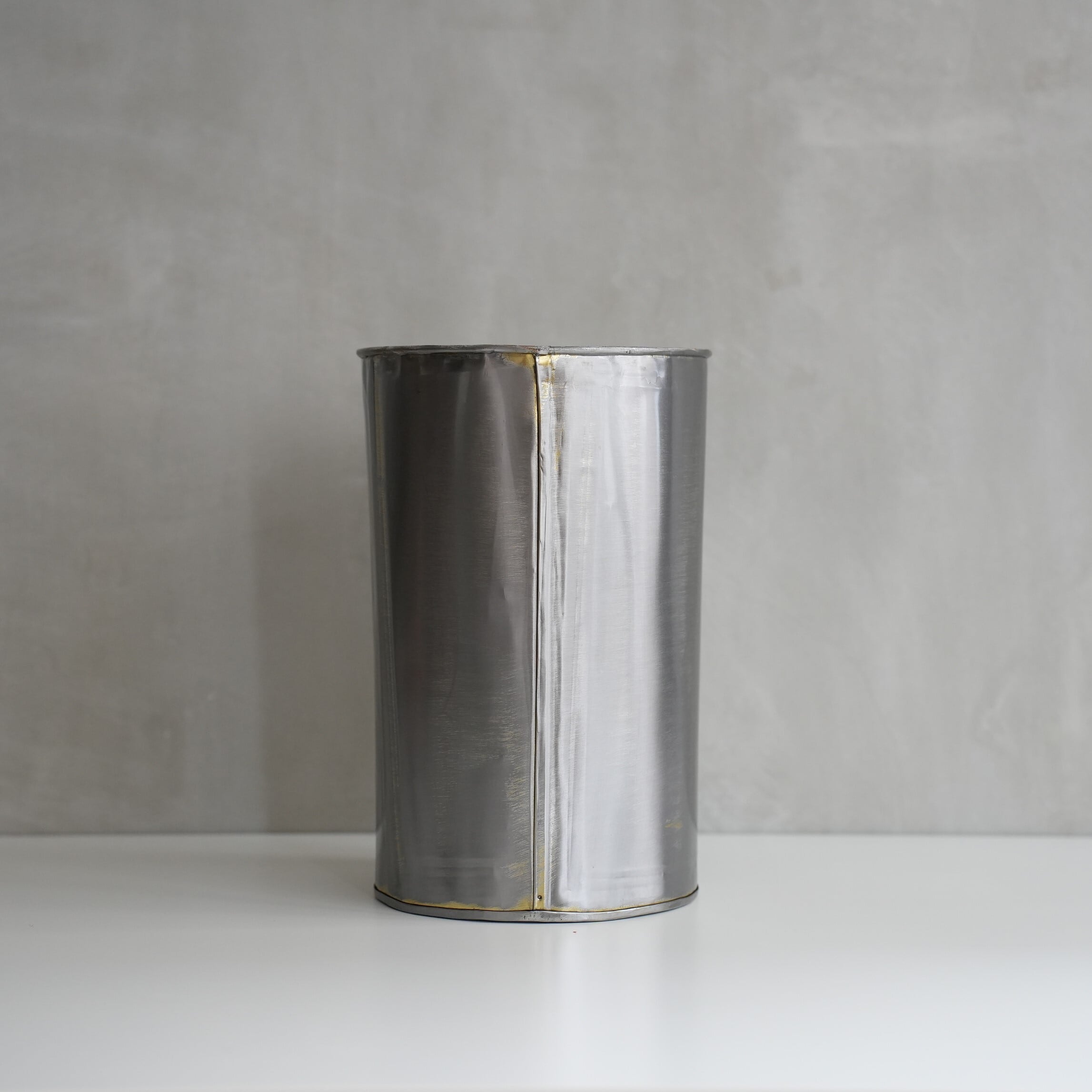 Recycle Steel Trash Can　Round Φ180