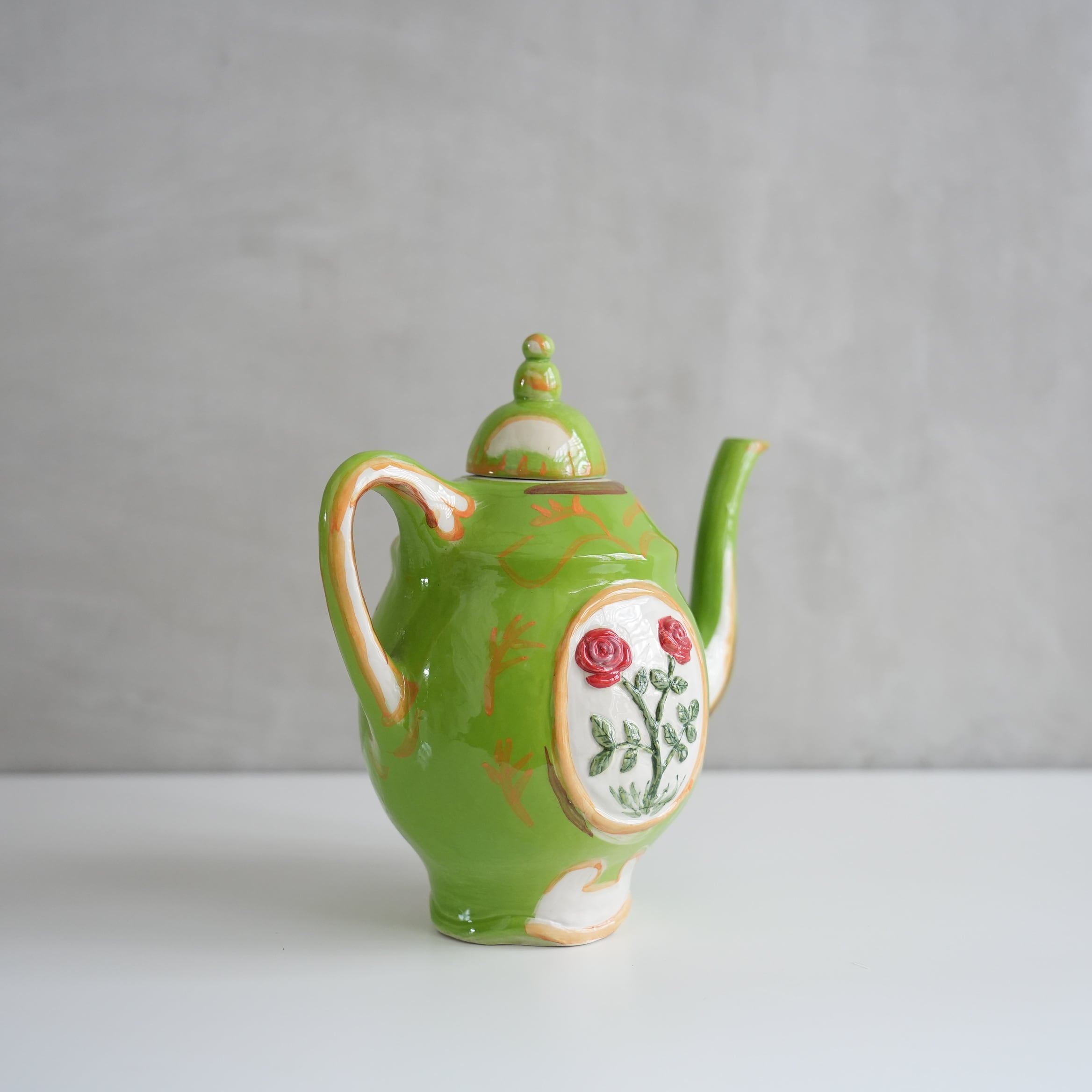 Rose Tea Pot Vase