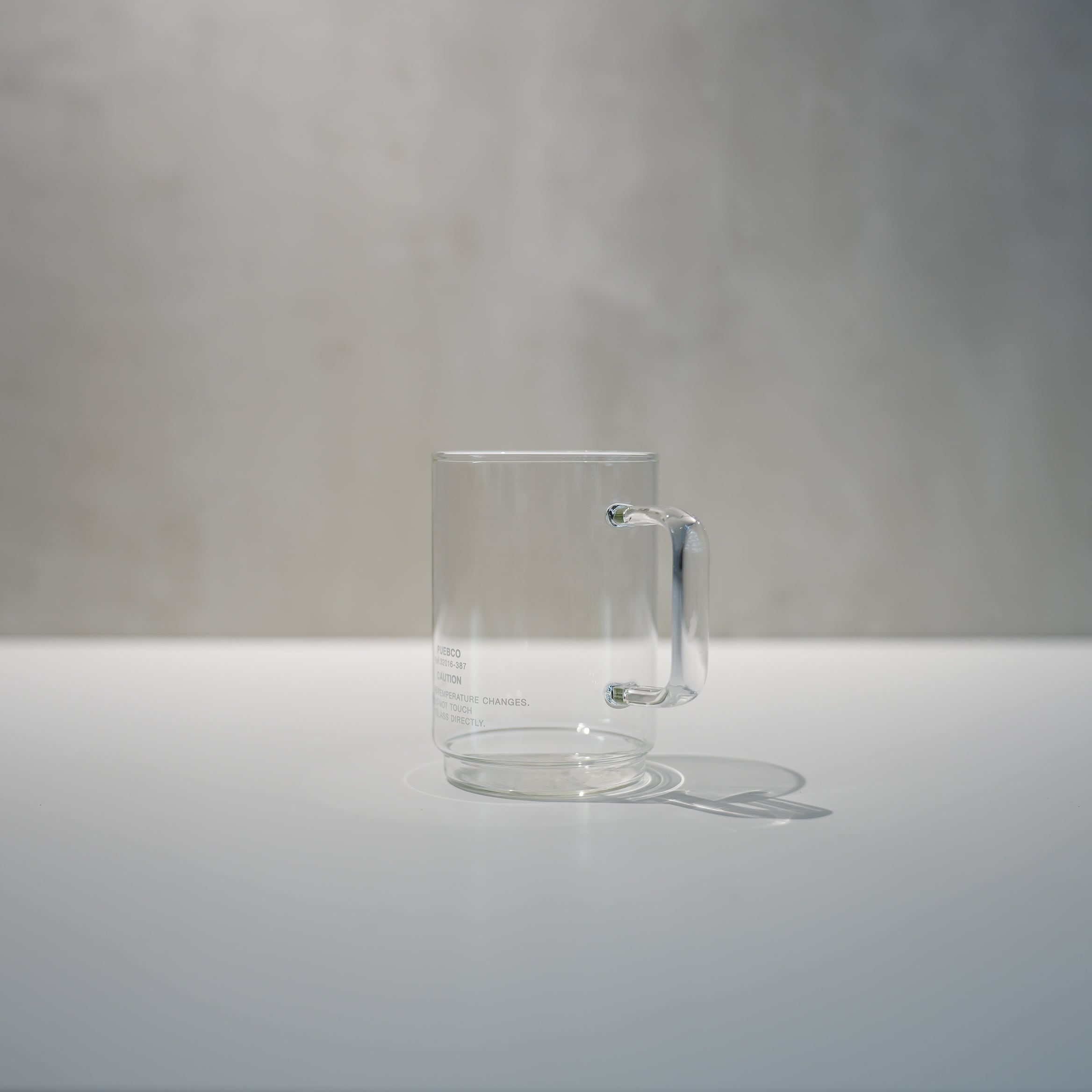 BOROSILICATE GLASS MUG / Shallow Stacking