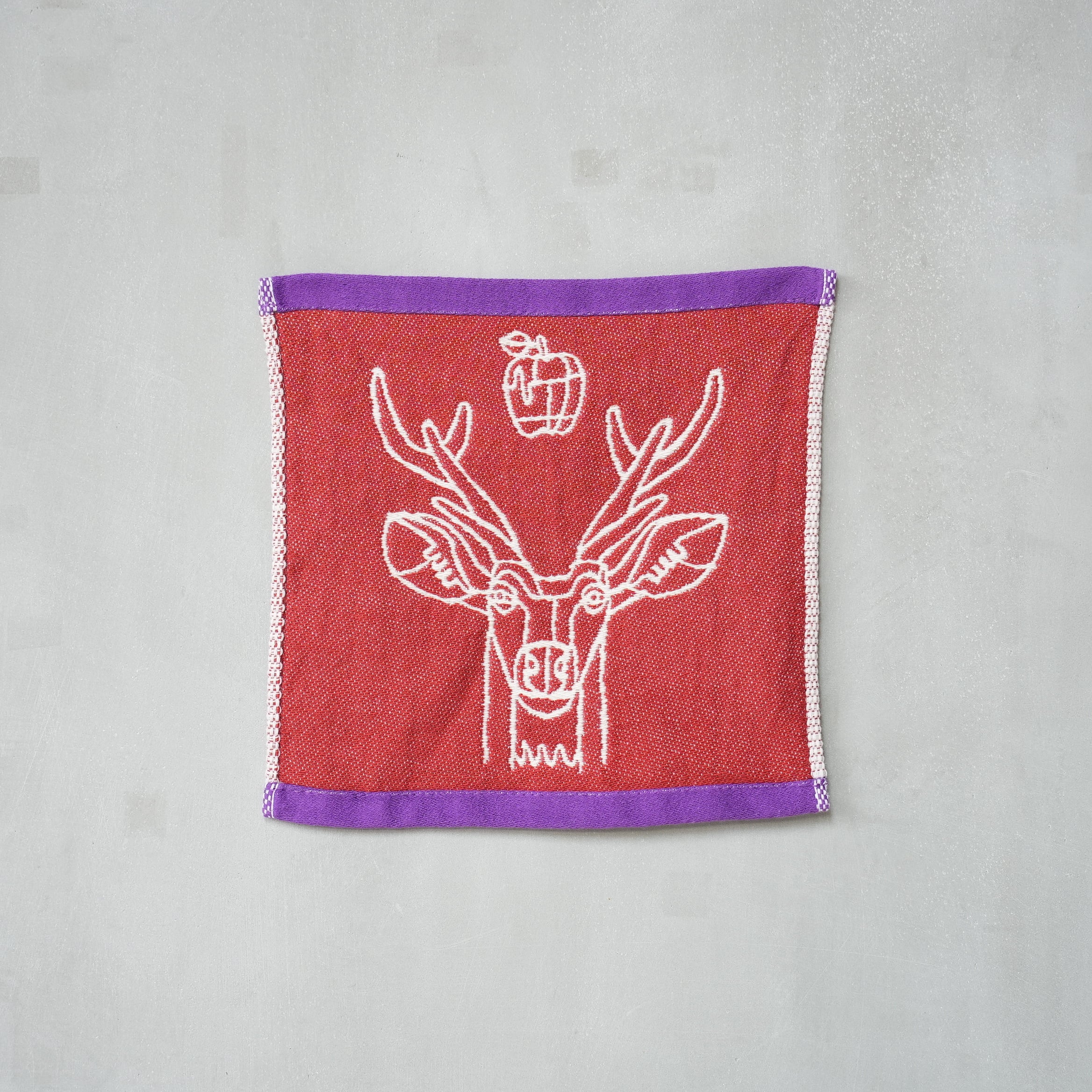 HAyU fabric Jacquard Towel Handkerchief Deer