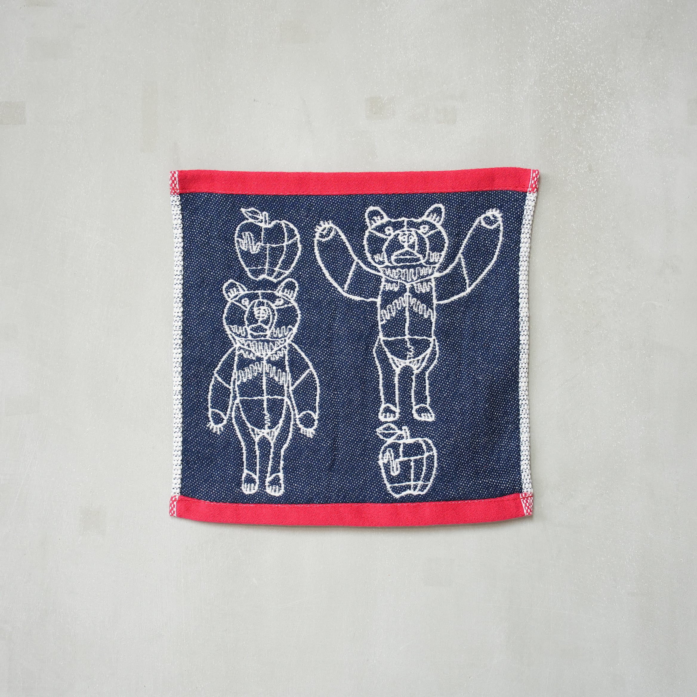 HAyU fabric Jacquard Towel Handkerchief Bear