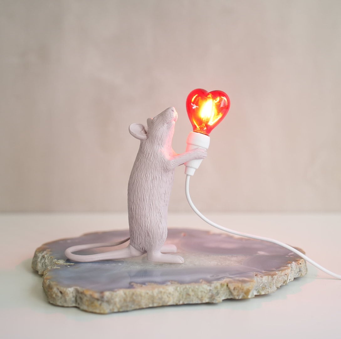 Mouse Lamp  Love Edition