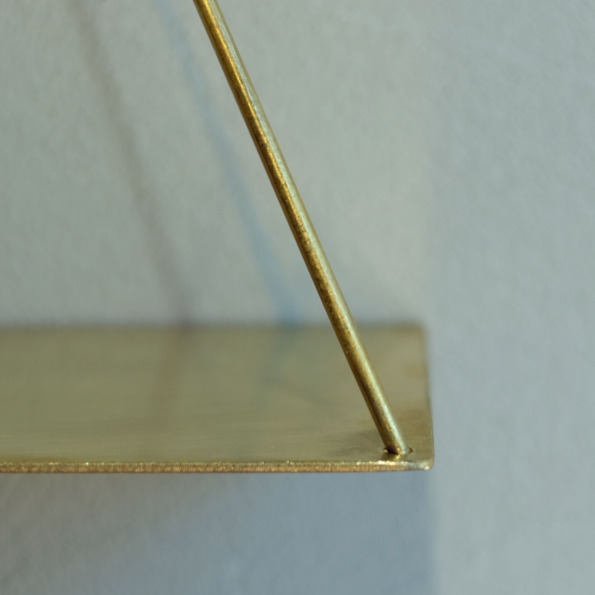 PIKE Wall Brass Shelf