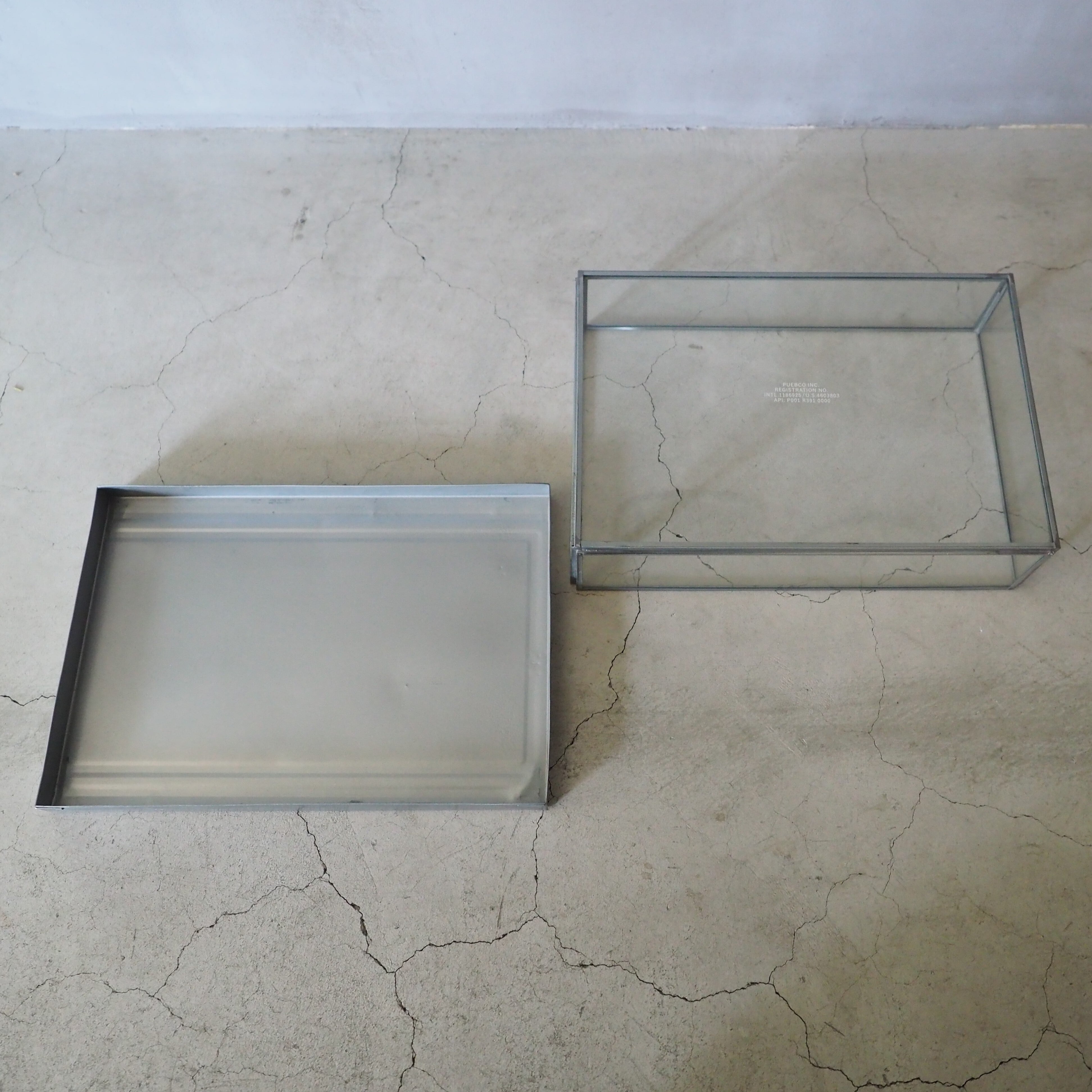 GLASS BOX W/RECYCLE STEEL Lサイズ