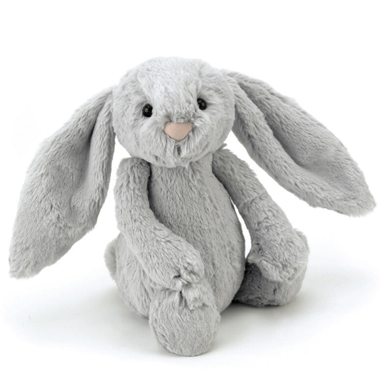 Bashful Silver Bunny Medium