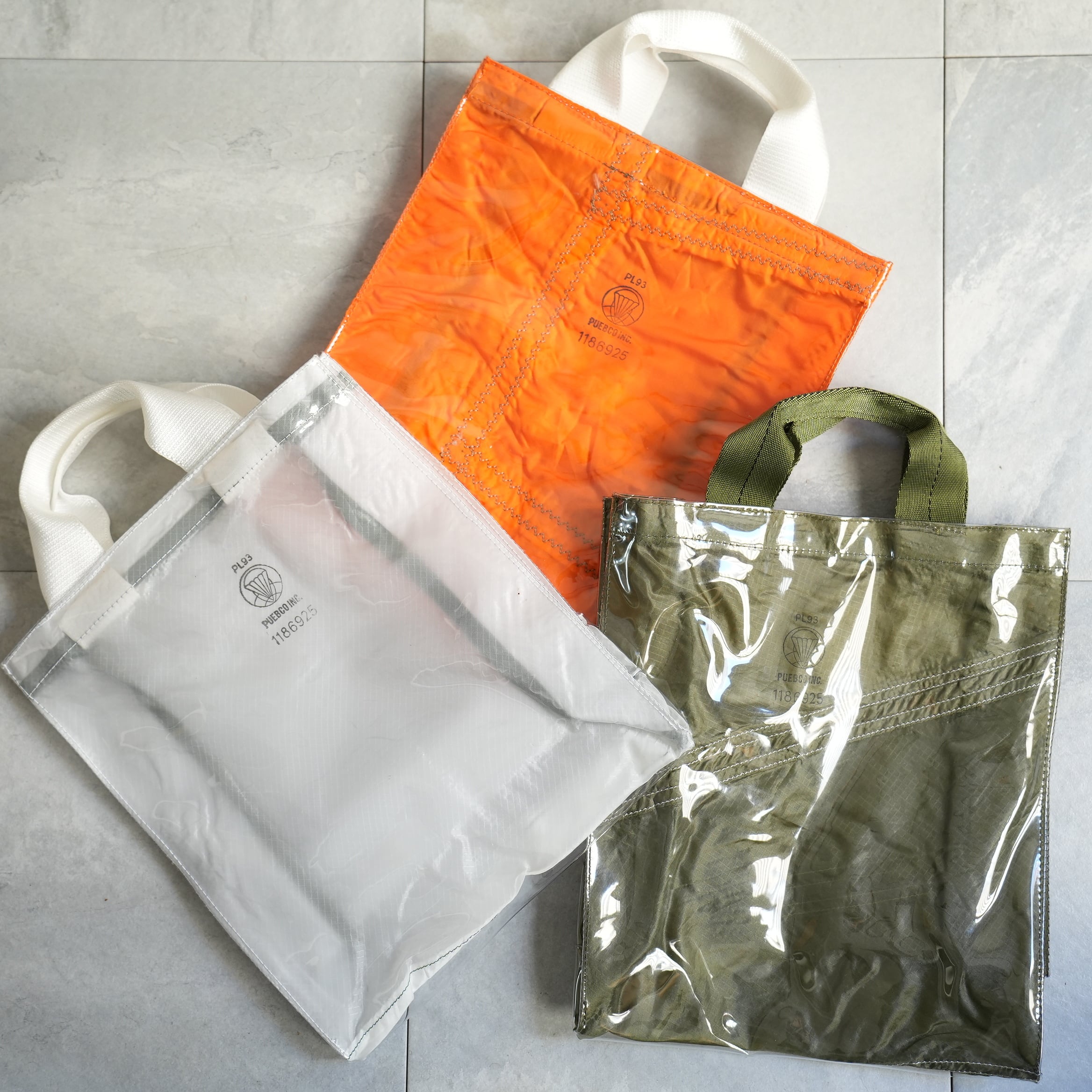 Covered Parachute Document Bag