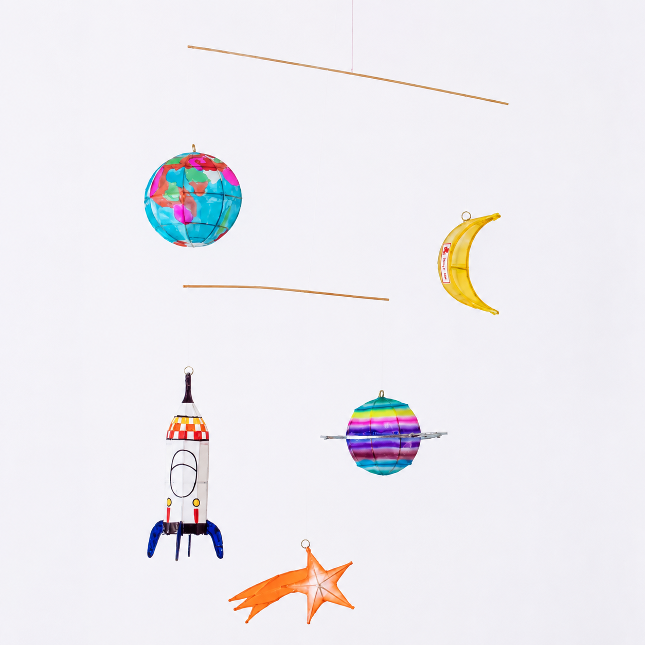 Bamboo Planets Mobile