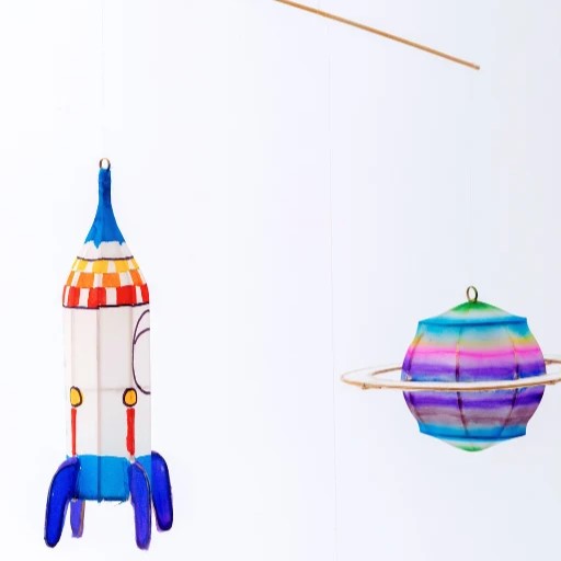 Bamboo Planets Mobile