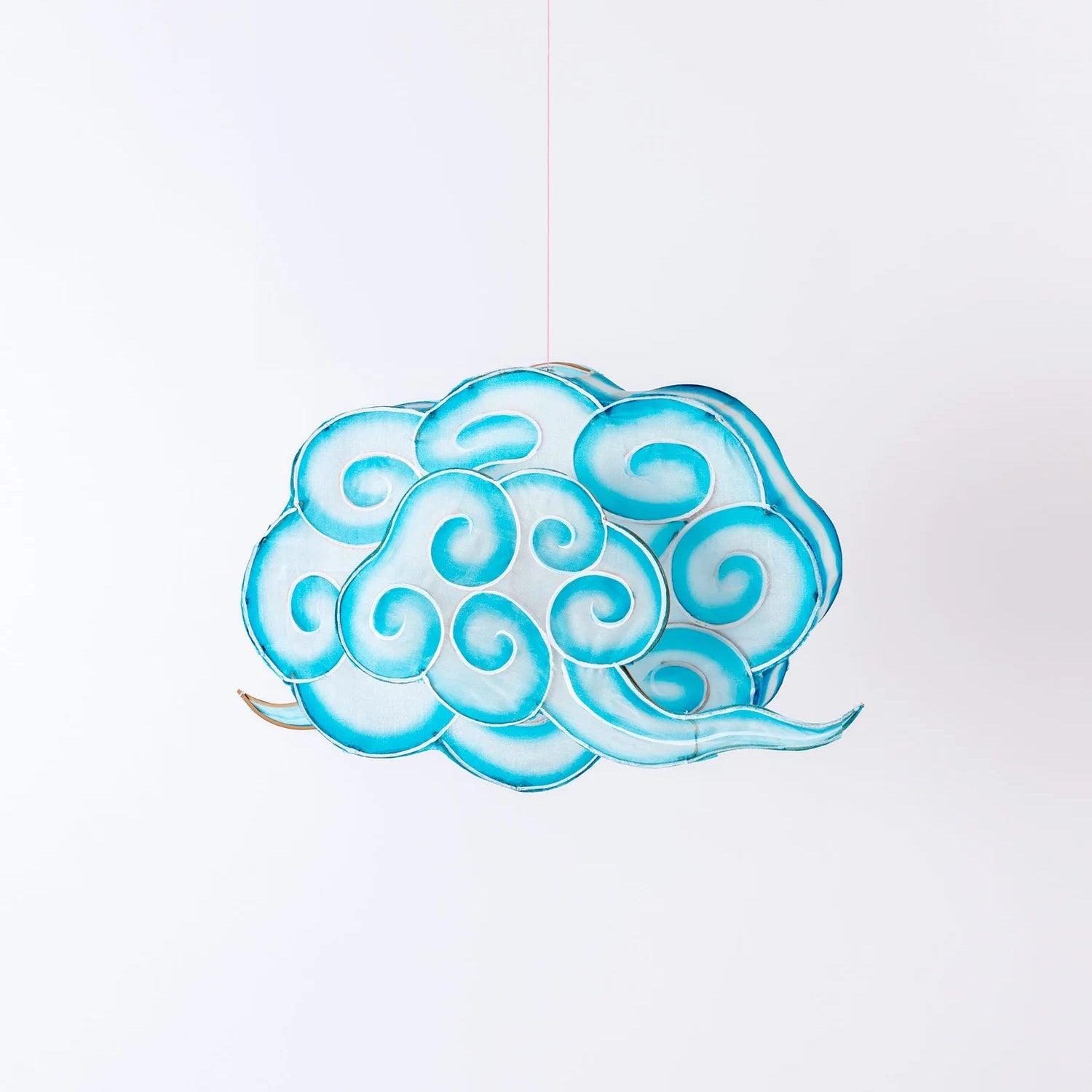 Bamboo Cloud Lantern　Blue