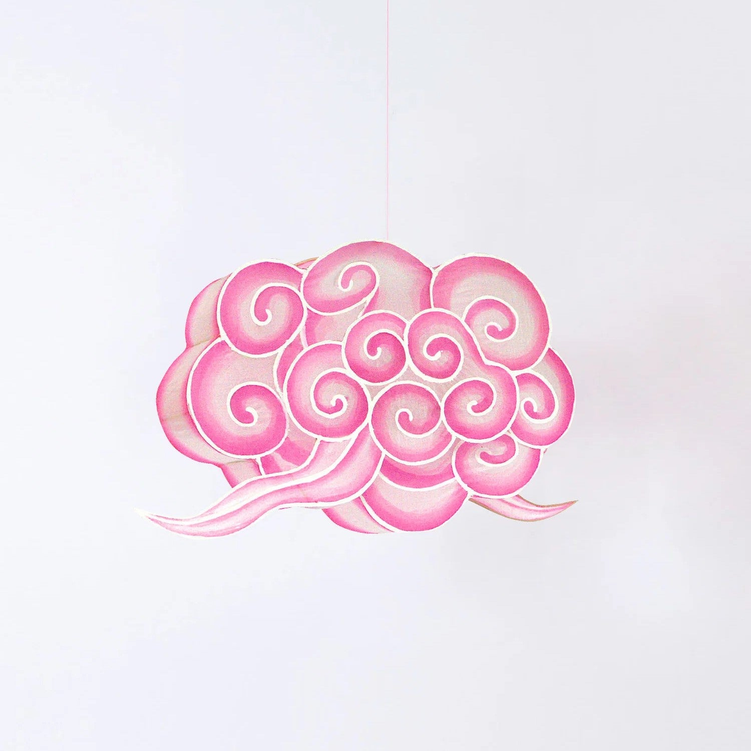 Bamboo Cloud Lantern　Pink
