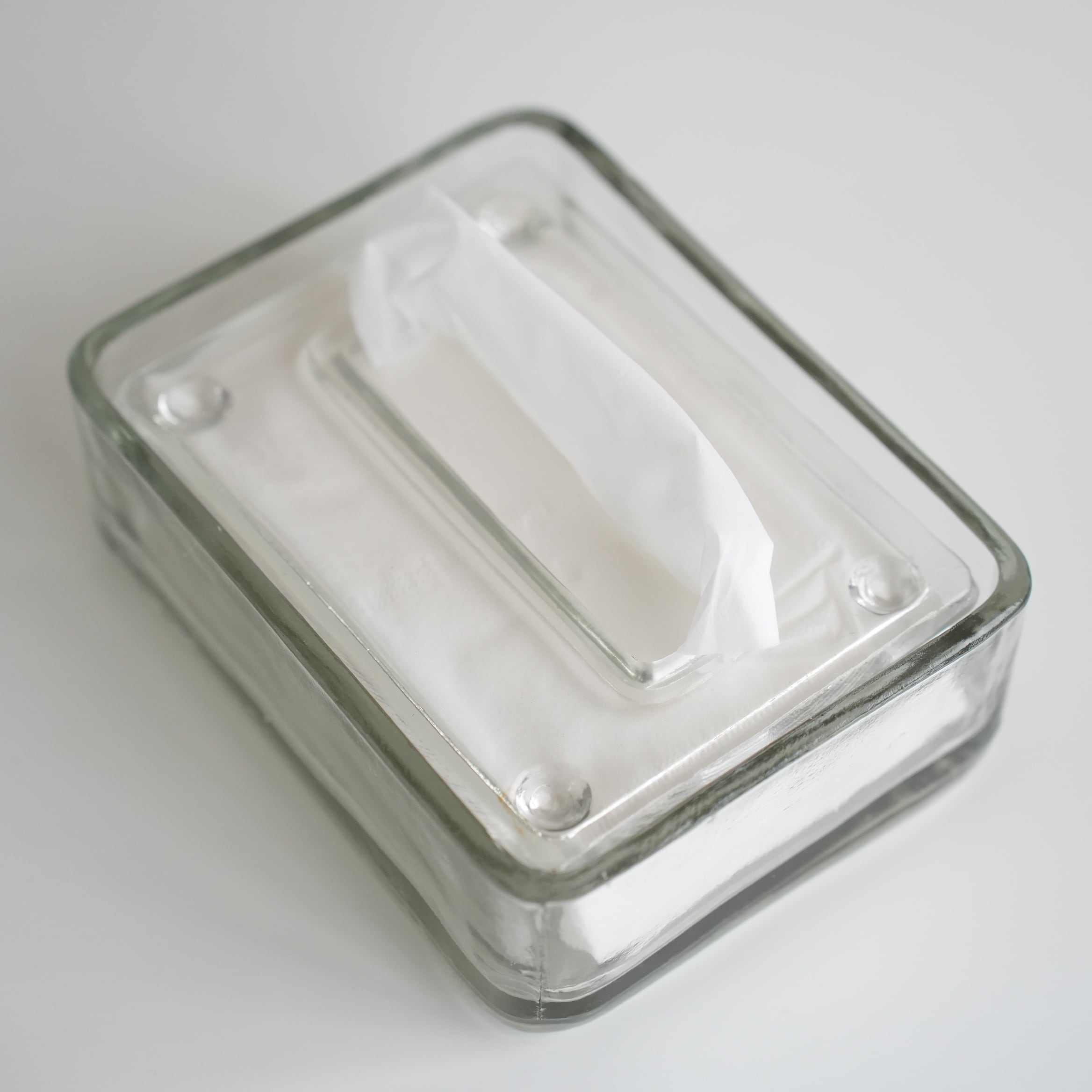 Glass Compact Tissue Case