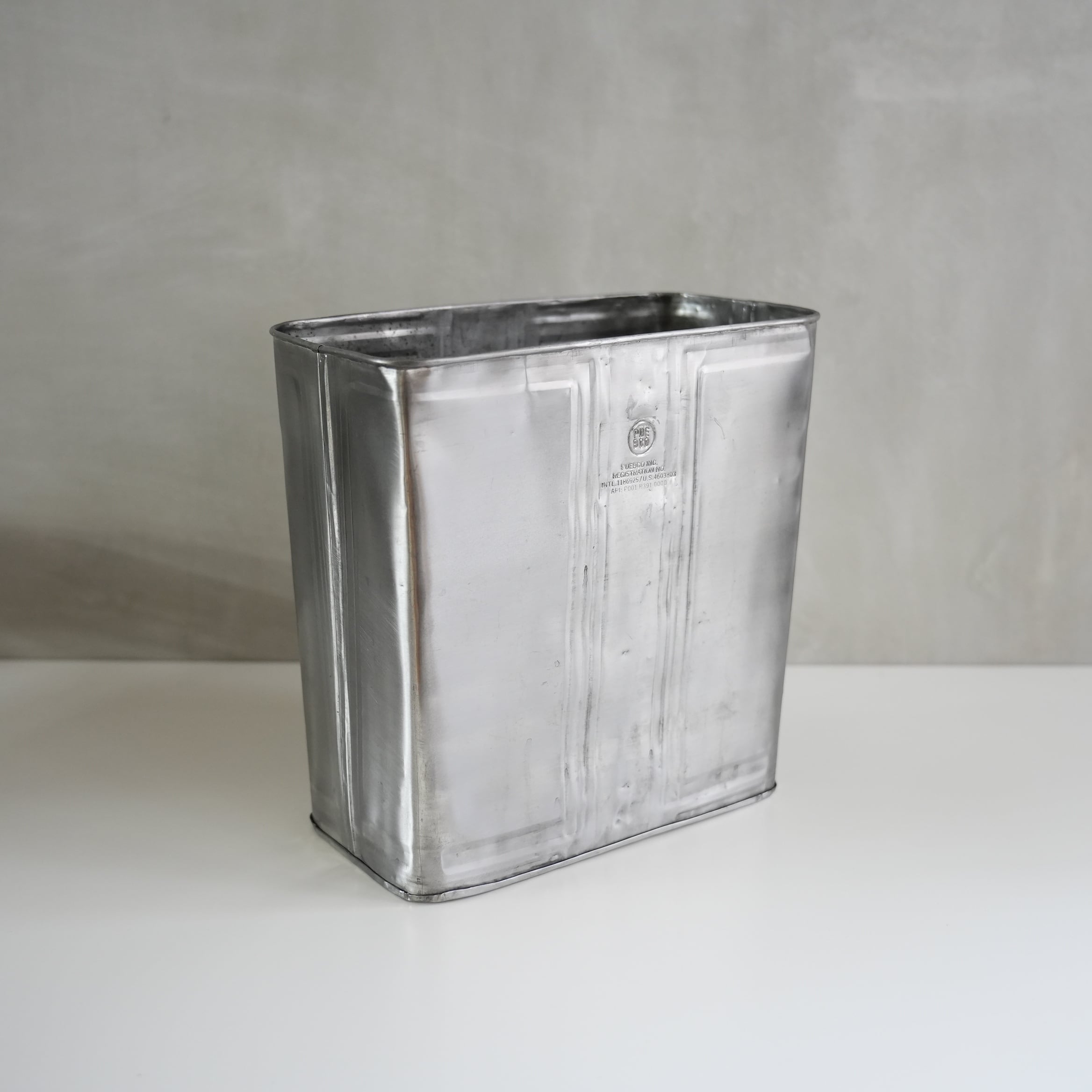 Recycle Steel Trash Can　Rectangle