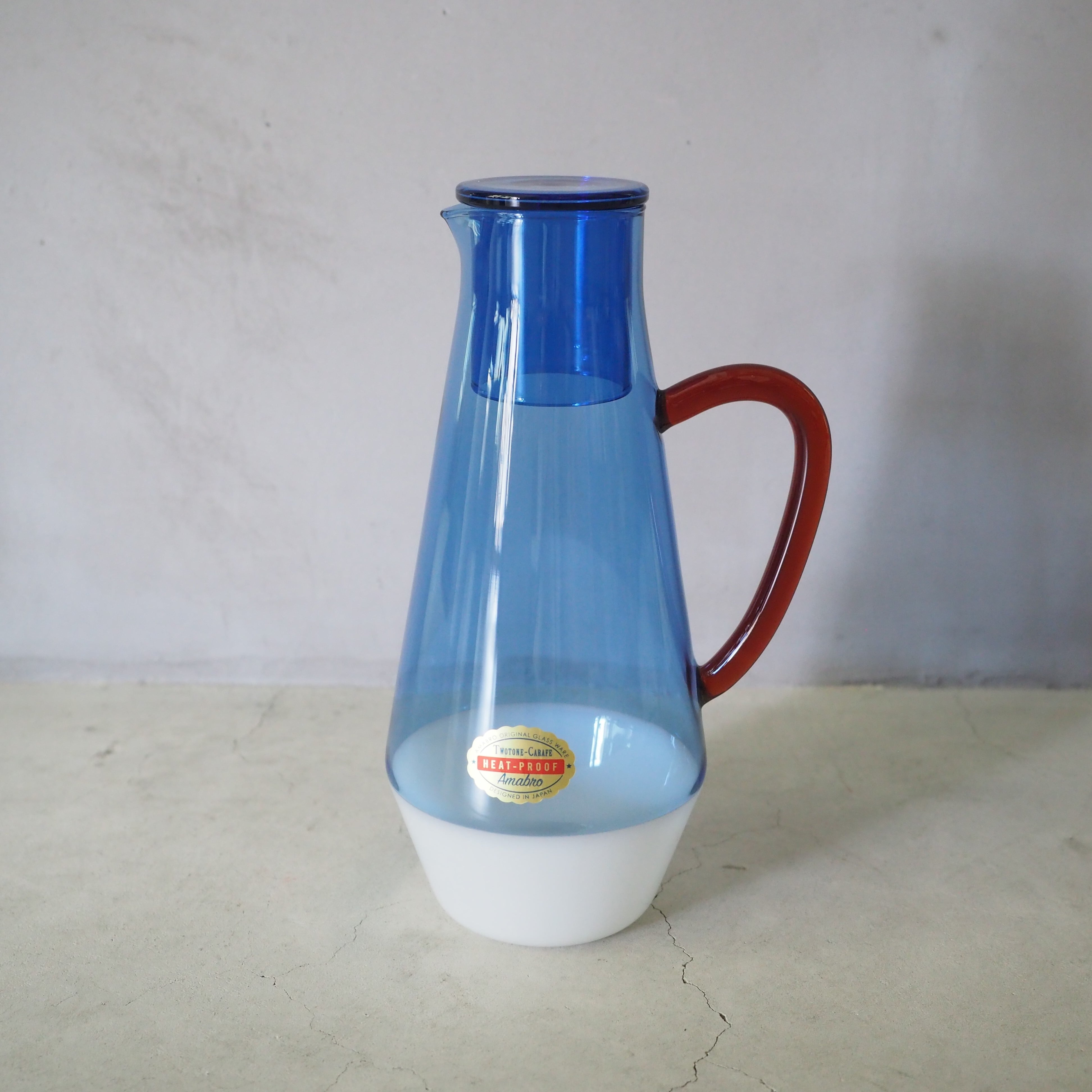 TWO TONE CARAFE　Blue