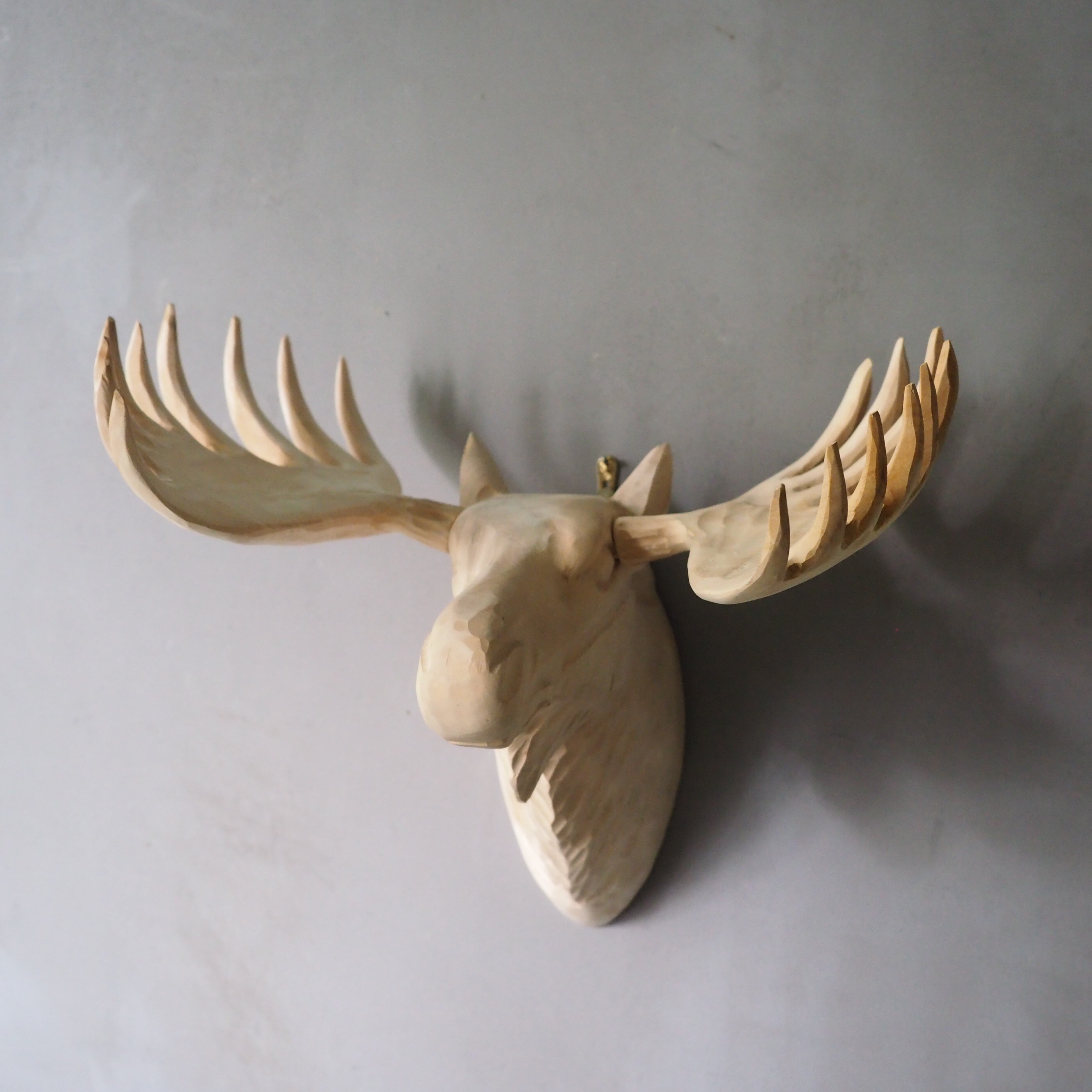 Wood Animal Head / Moose