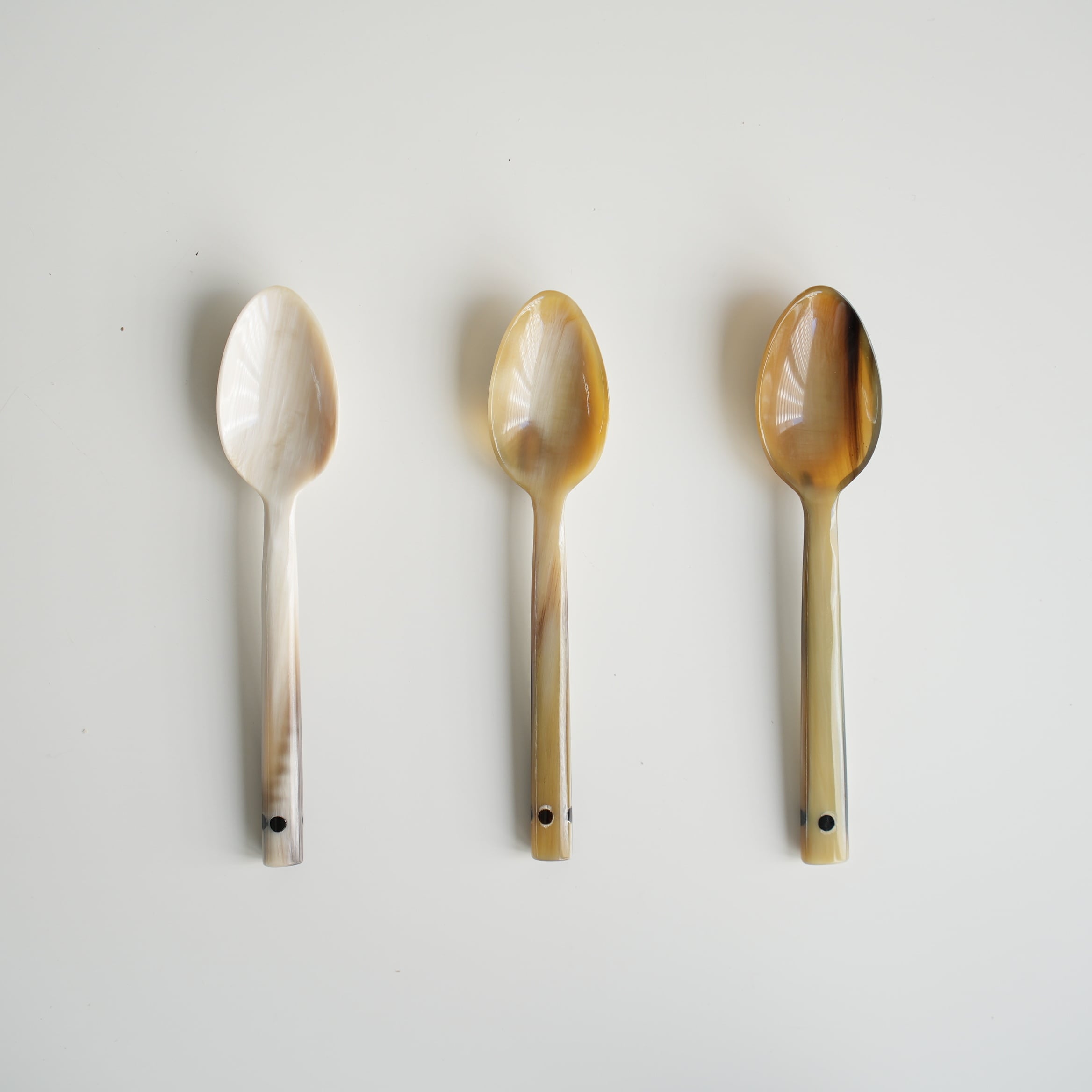 Sarah Petherick Egg Spoon　NT/BK dot