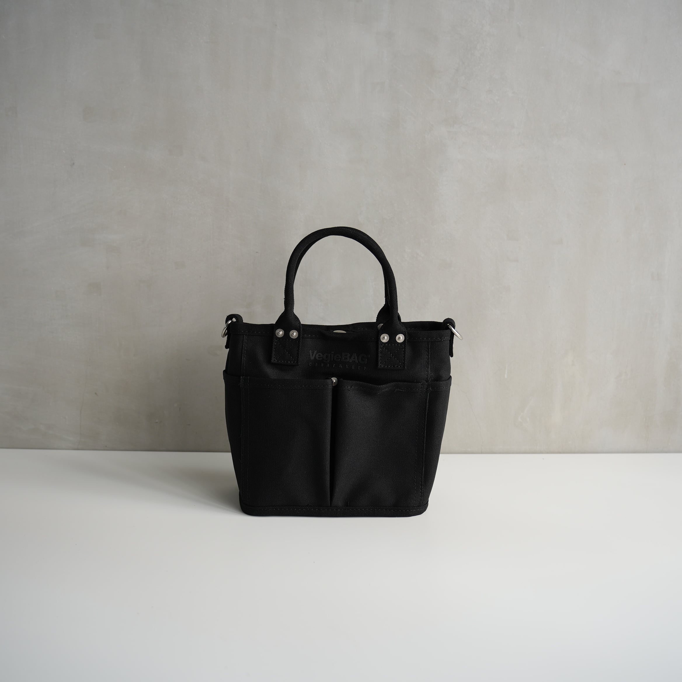 VegieBAG　MINI SQUARE BLACK