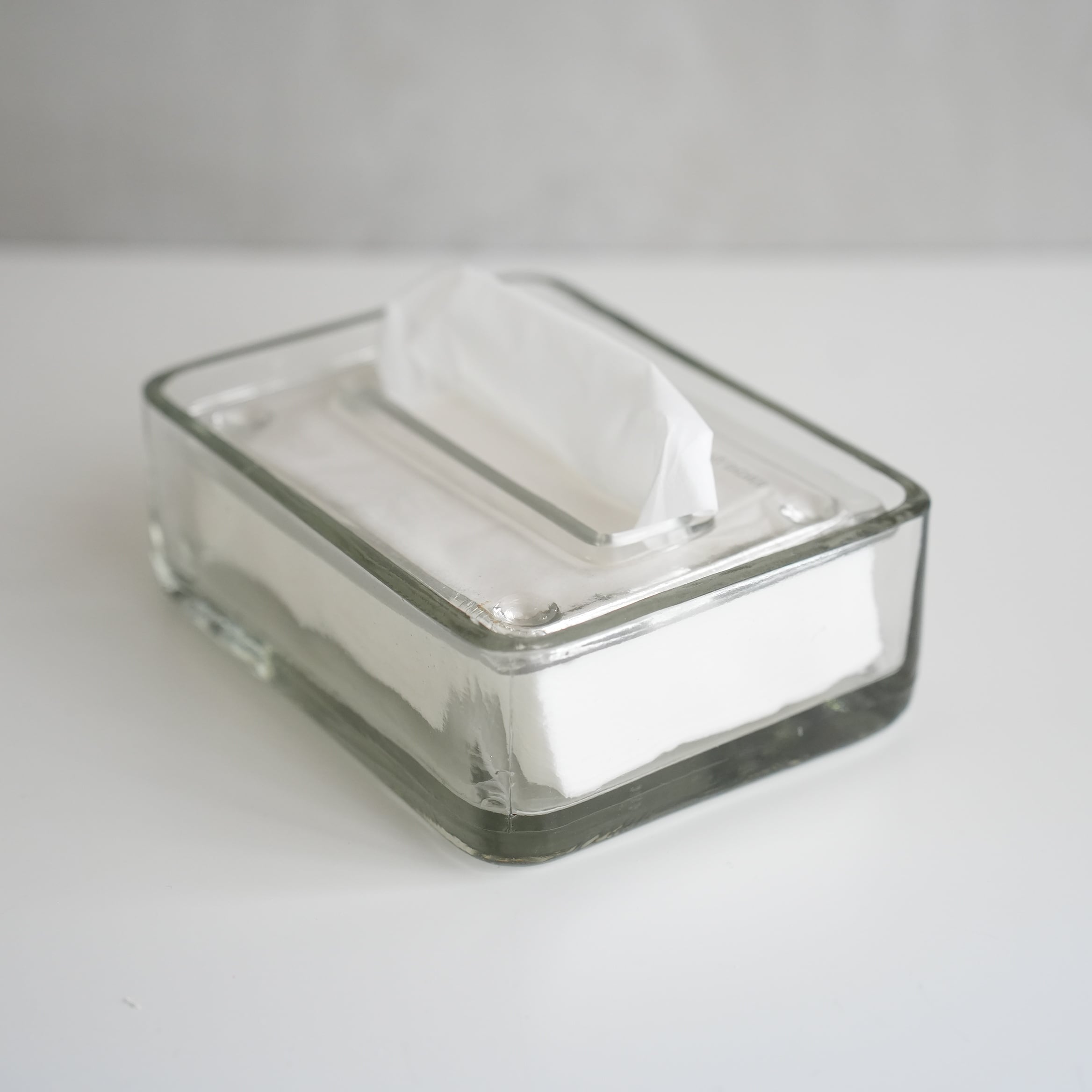 Glass Compact Tissue Case