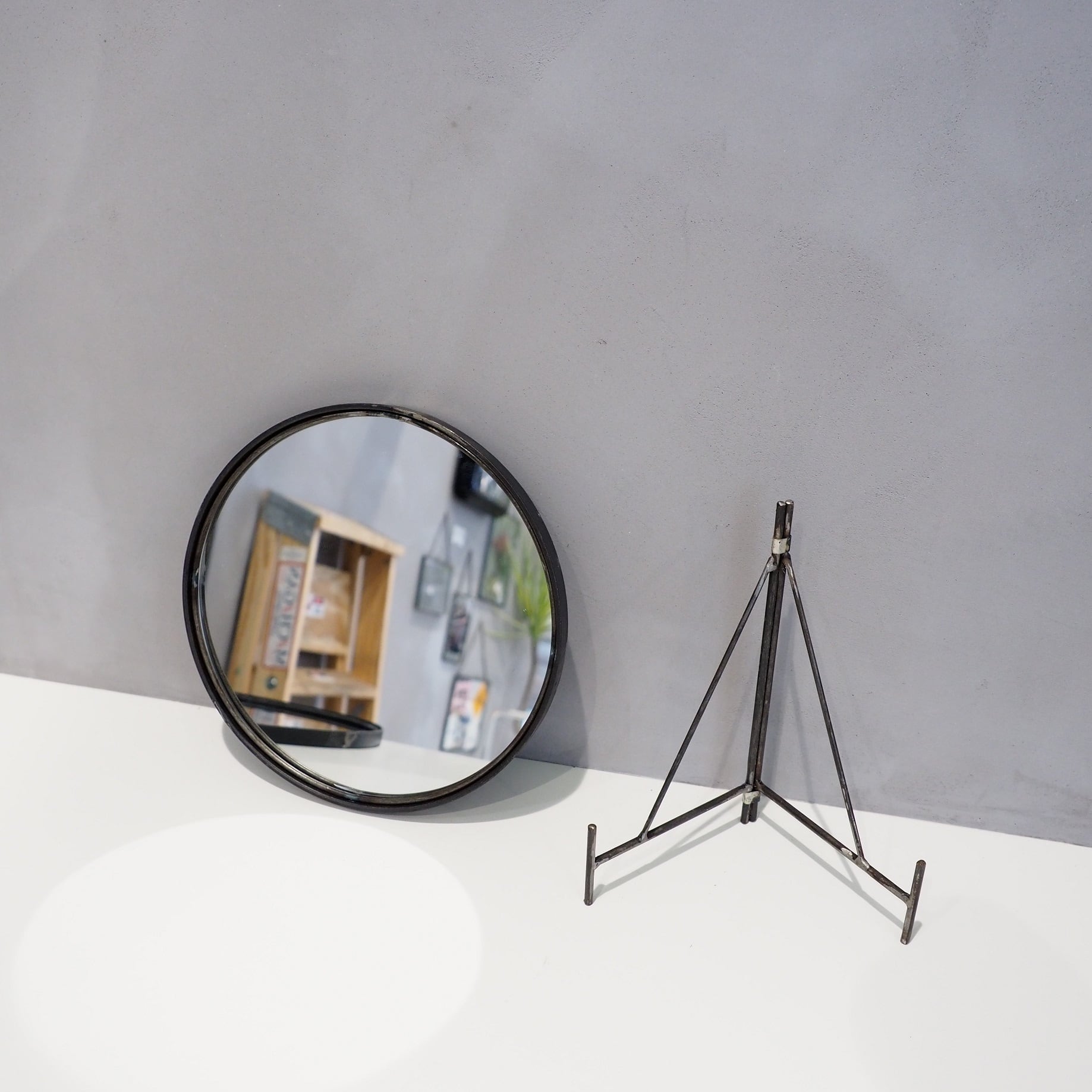 ROUND MIRROR　S (Iron Frame)