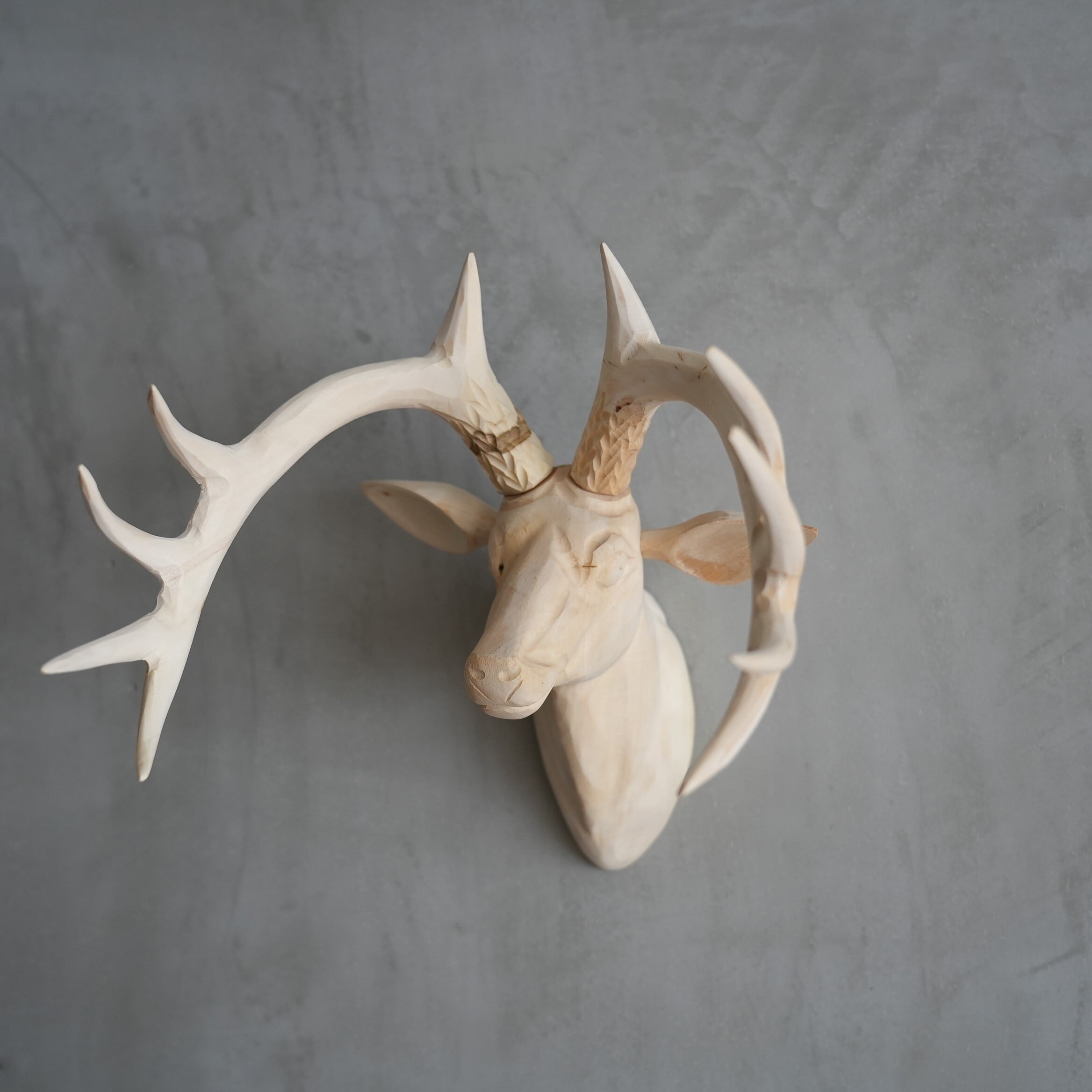 Wood Animal Head / Deer