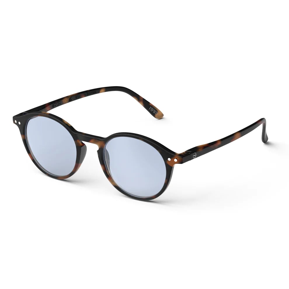 SUNGLASS IZIPIZI #D TORTOISE/Light Blue Lenses