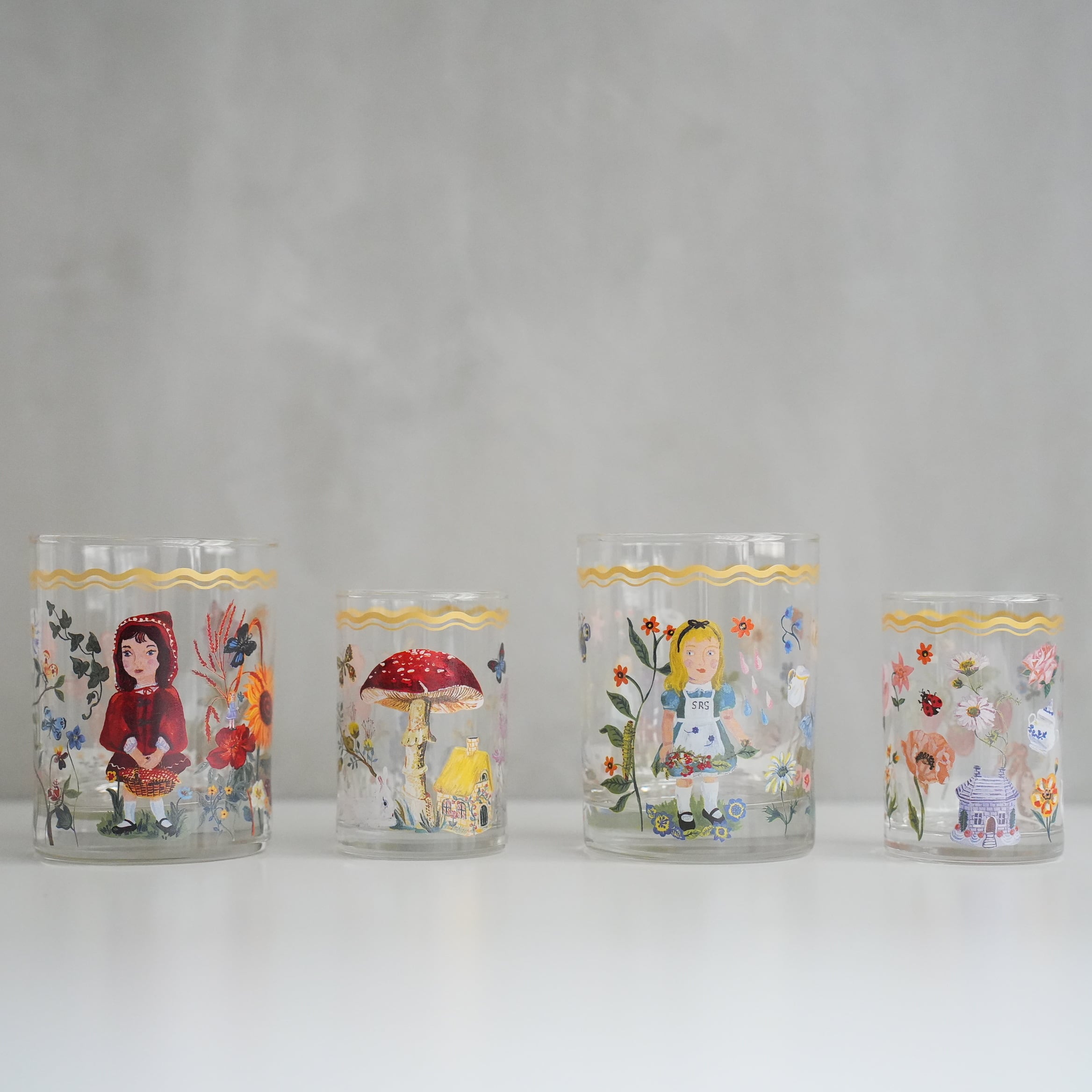 Flower Party Glass