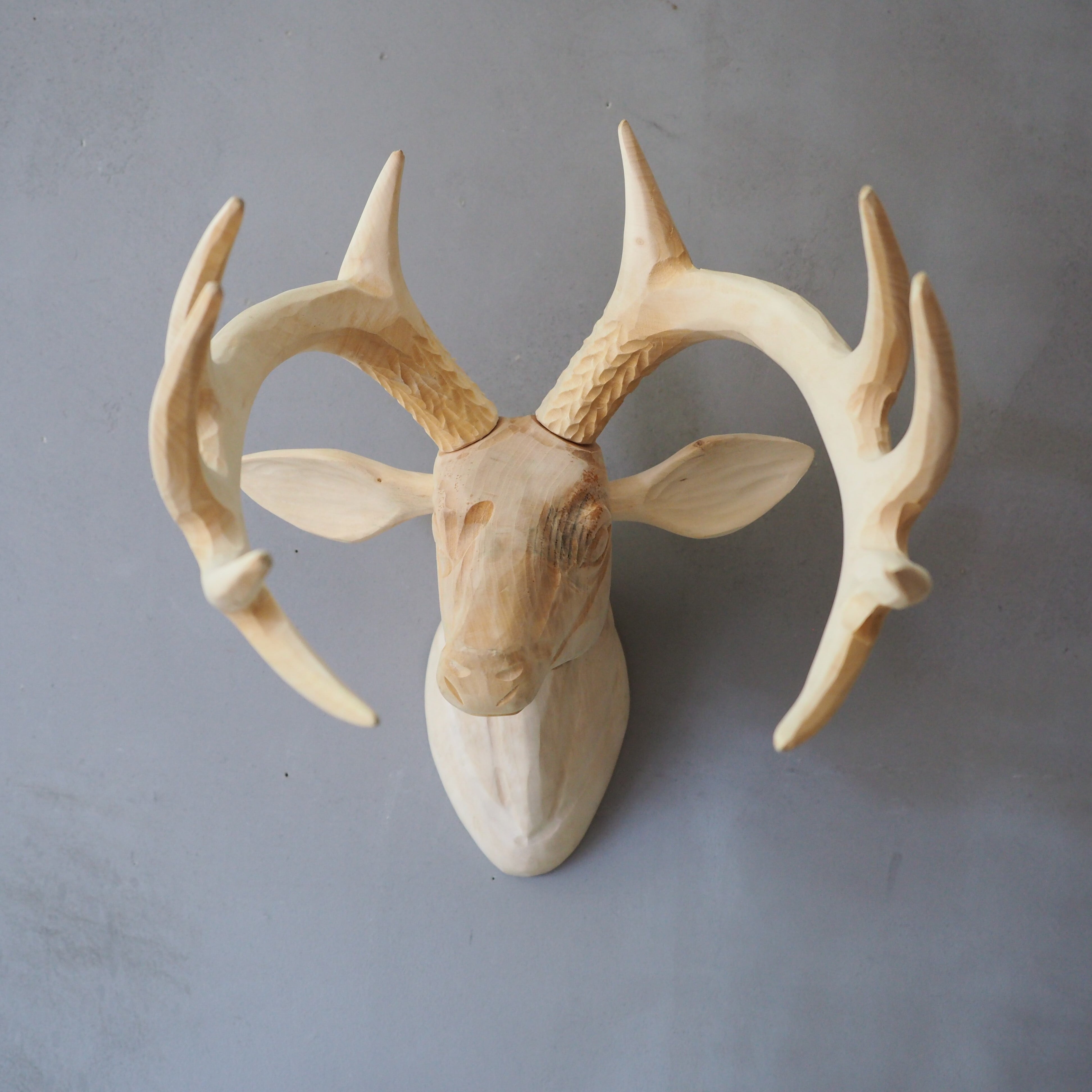 Wood Animal Head / Deer