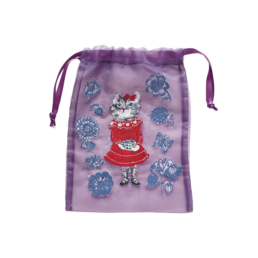 Nathalie Lete Organdy Drawstring Pouch