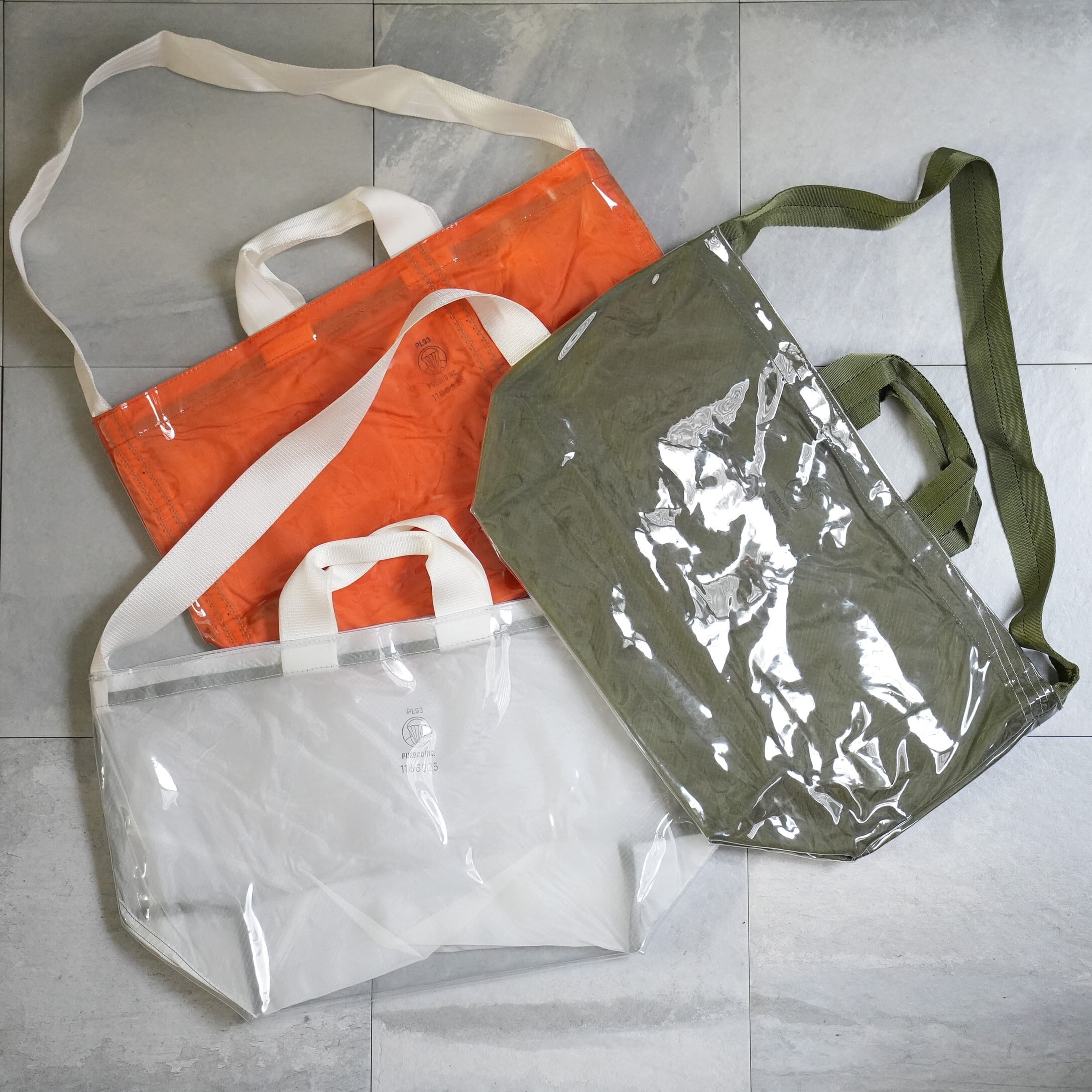 COVERED PARACHUTE SHOULDER BAG